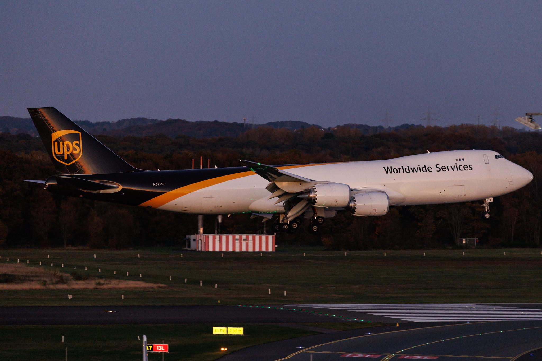 Köln Bonn Airport: UPS (5X / UPS) | Boeing 747-8F B748 | N622UP | MSN 65784