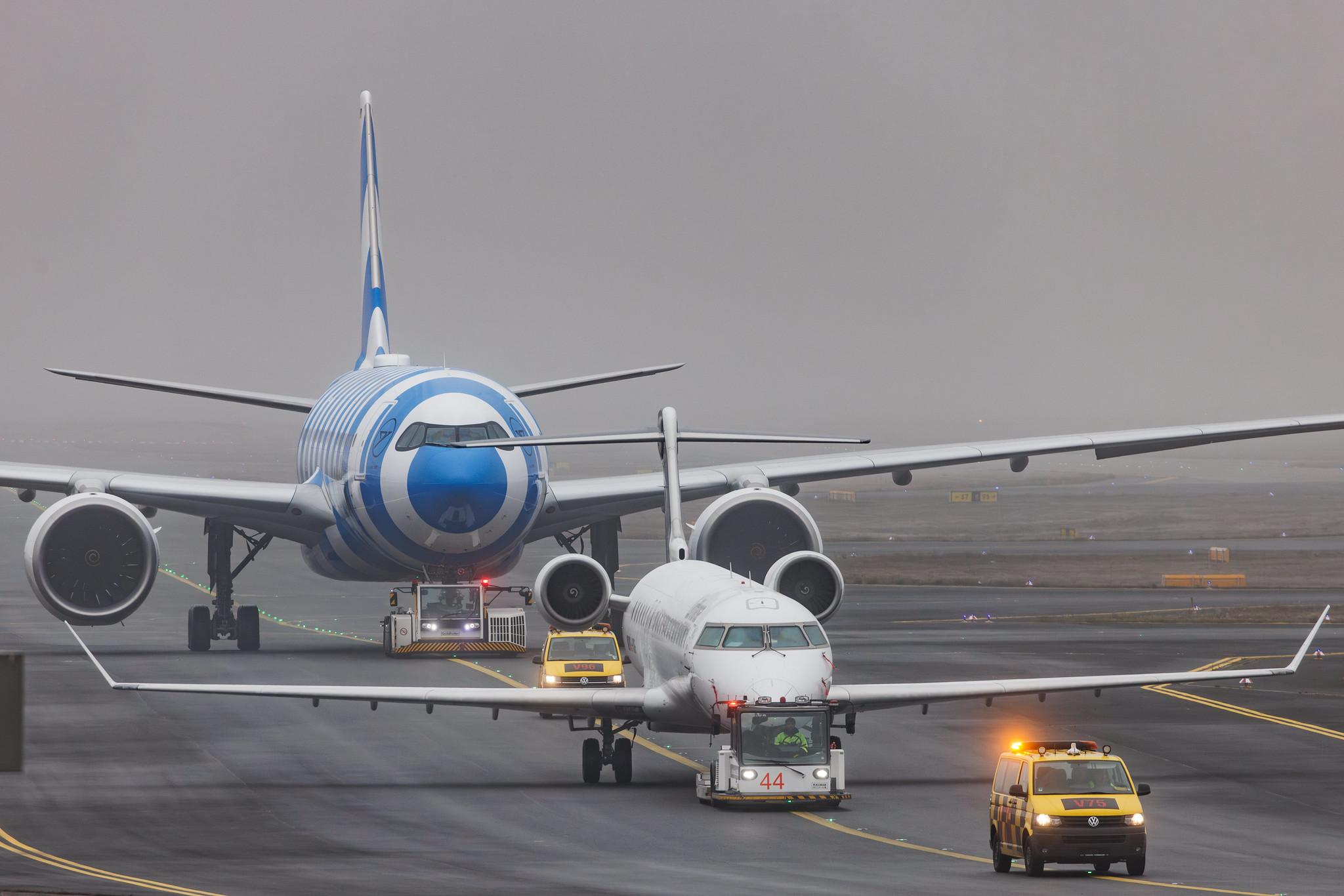 Frankfurt Airport: Lufthansa (LH / DLH) | Operator: Lufthansa CityLine | Mitsubishi CRJ-900LR CRJ9 | D-ACNF | MSN 15243
