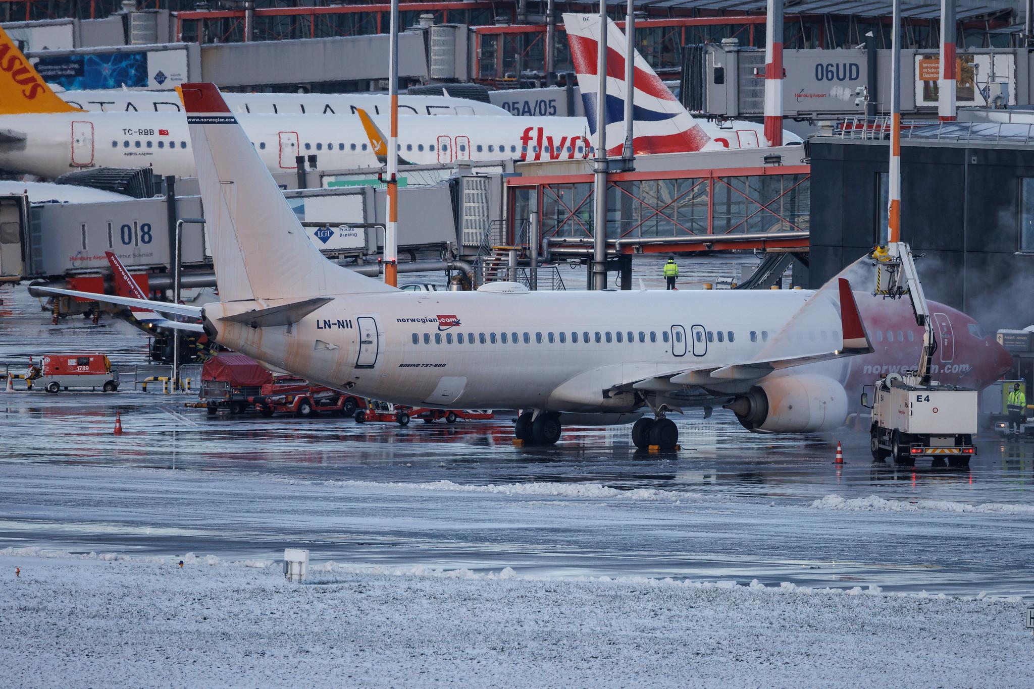 Hamburg Airport: Norwegian (DY / NOZ) | Boeing 737-8JP B738 | LN-NII | MSN 43877