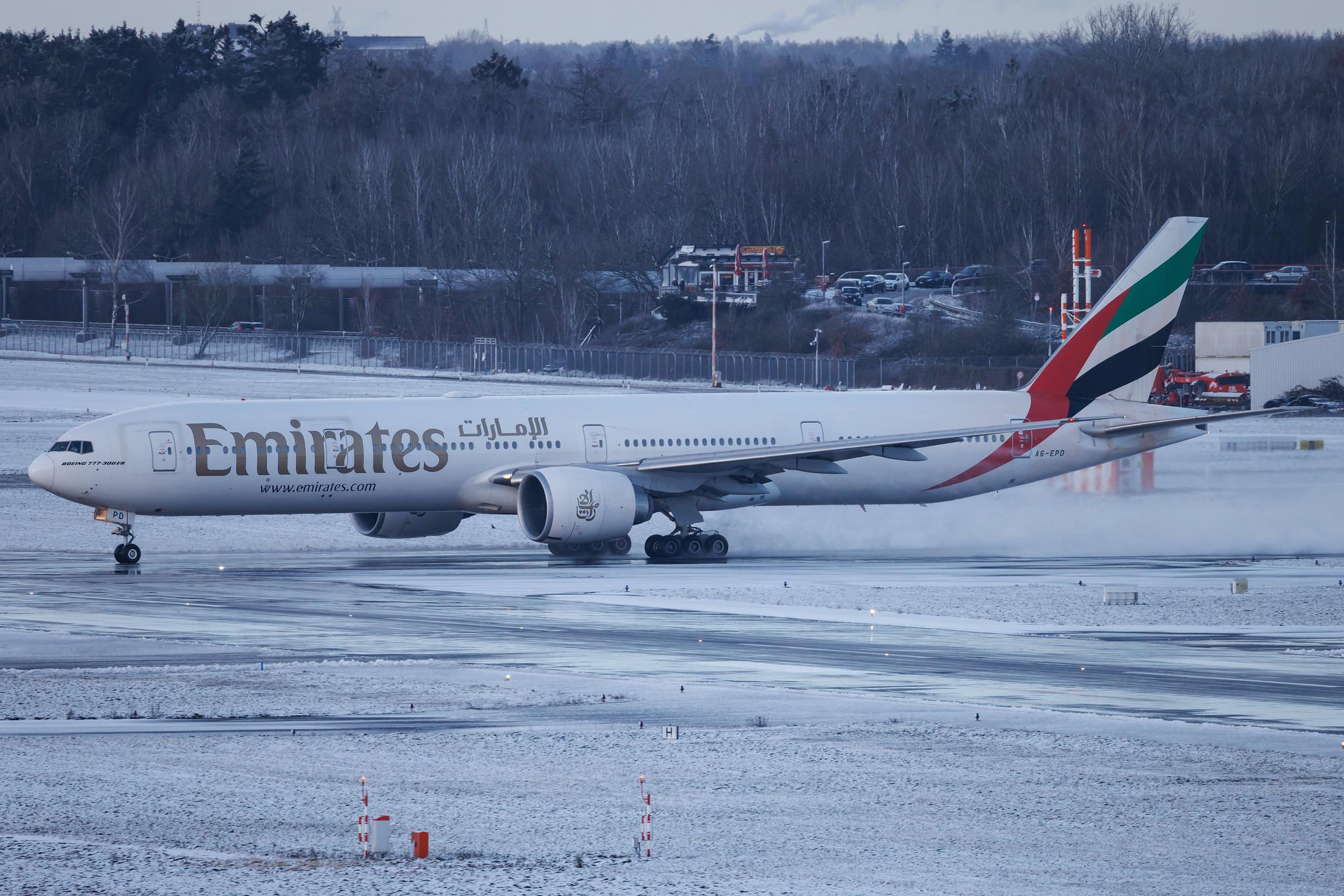 Hamburg Airport: Emirates (EK / UAE) | Boeing 777-31H(ER) B77W | A6-EPD | MSN 42323