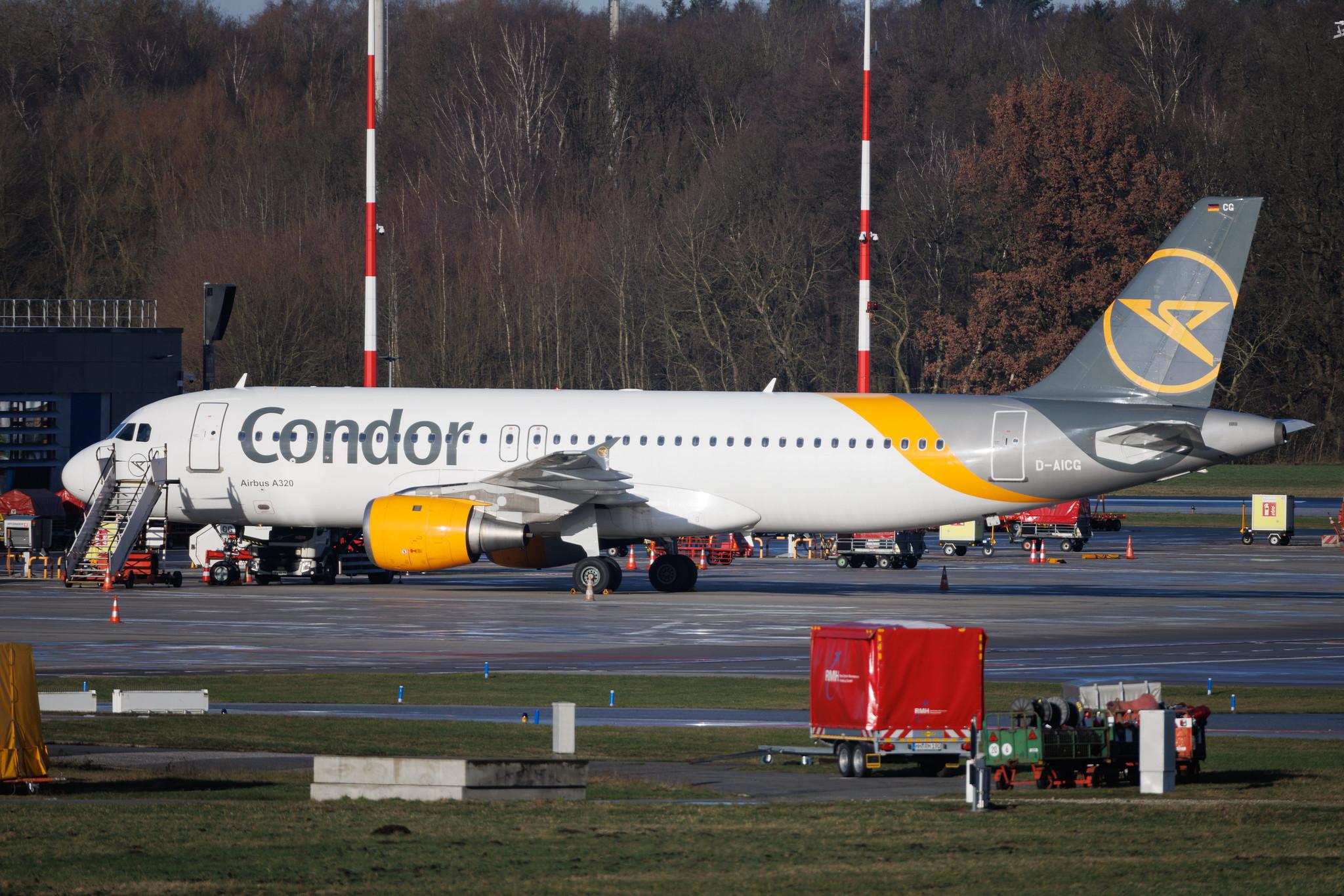 Hamburg Airport: Condor (DE / CFG) | Airbus A320-212 A320 | D-AICG | MSN 0957