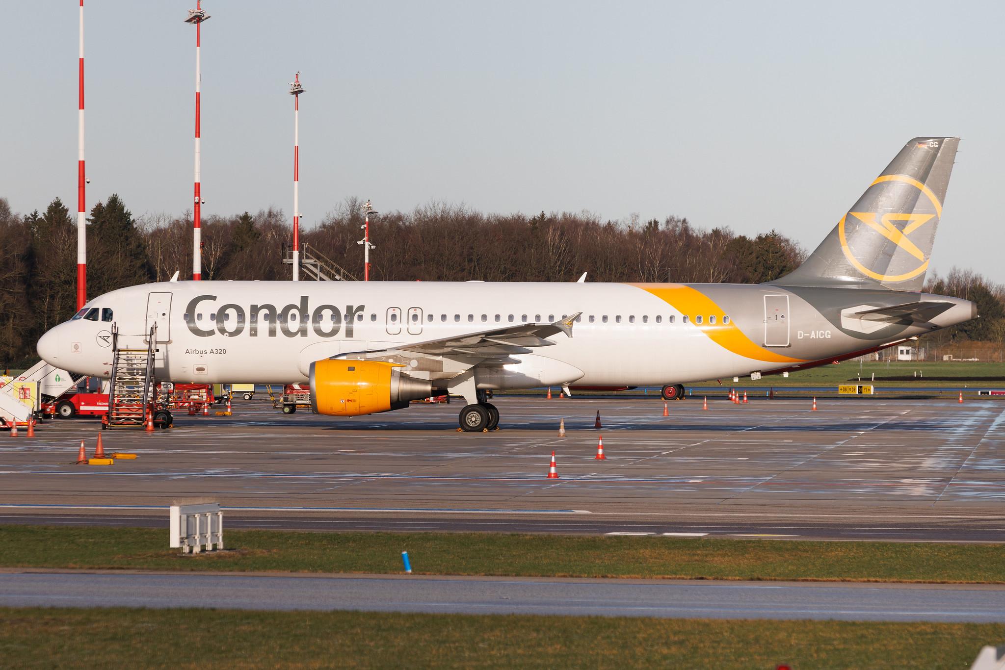 Hamburg Airport: Condor (DE / CFG) | Airbus A320-212 A320 | D-AICG | MSN 0957