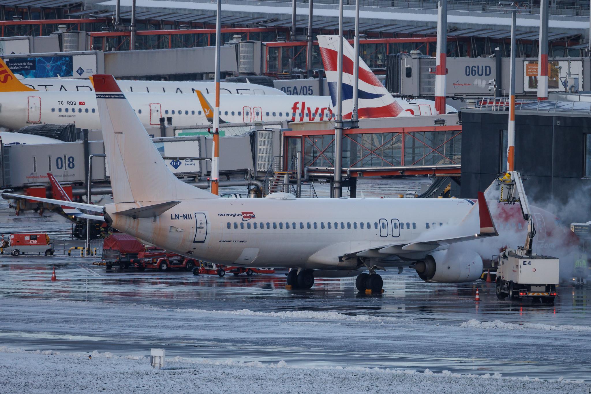 Hamburg Airport: Norwegian (DY / NOZ) | Boeing 737-8JP B738 | LN-NII | MSN 43877