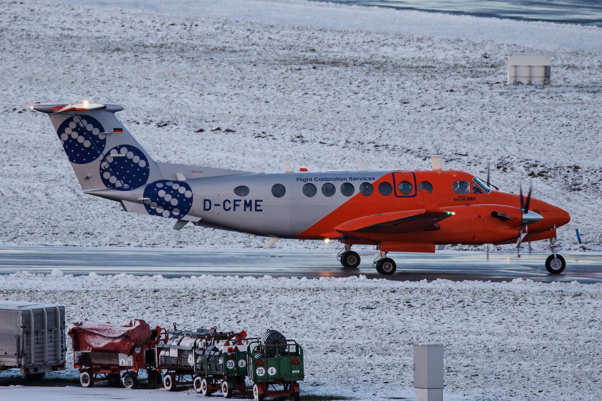 Hamburg Airport: FCS Flight Calibration Services (/ FCK) | Operator: Flight Calibration Services | Beech King Air 350 B350 | D-CFME | MSN FL-627