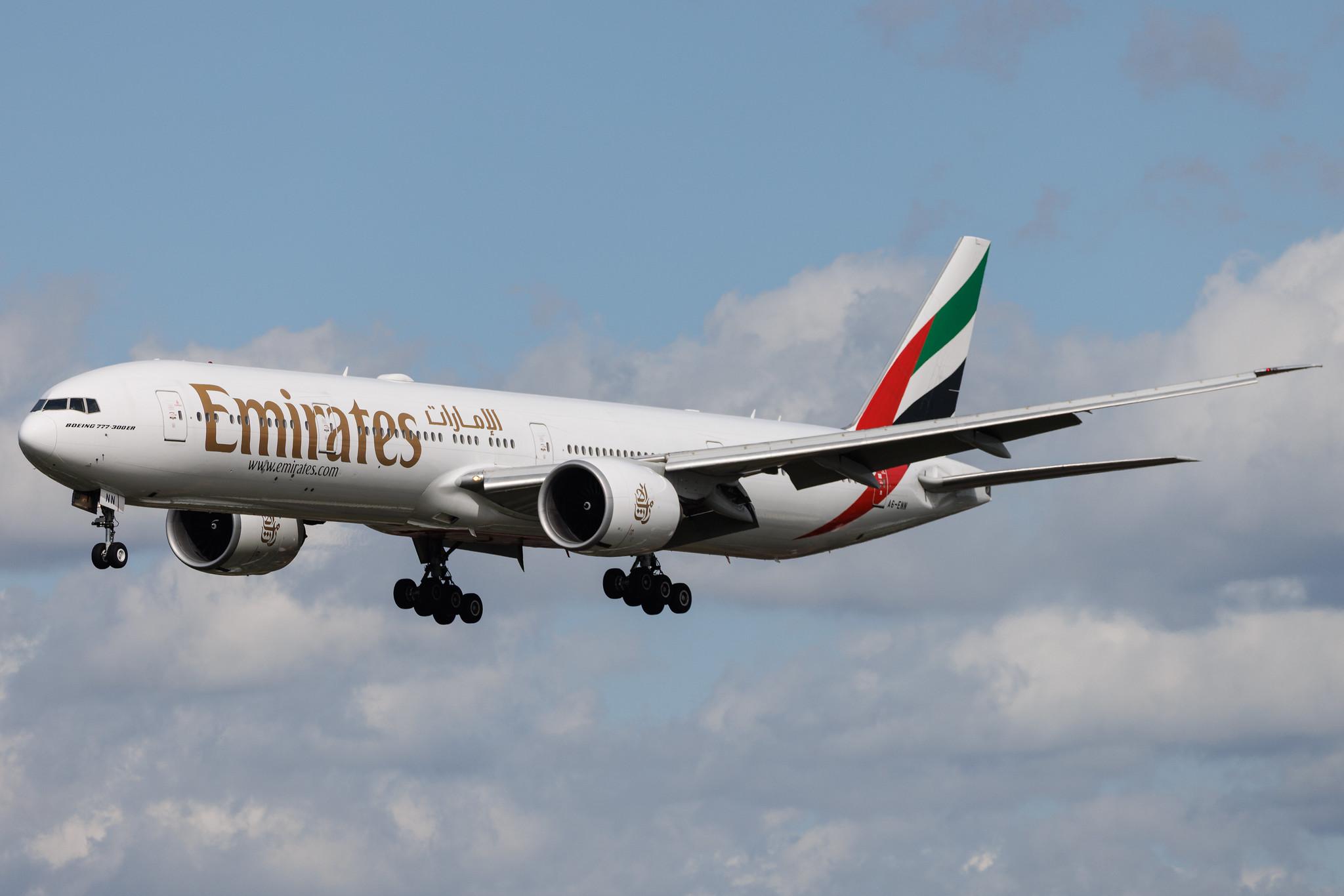 Hamburg Airport: Emirates (EK / UAE) | Boeing 777-31H(ER) B77W | A6-ENN | MSN 41360