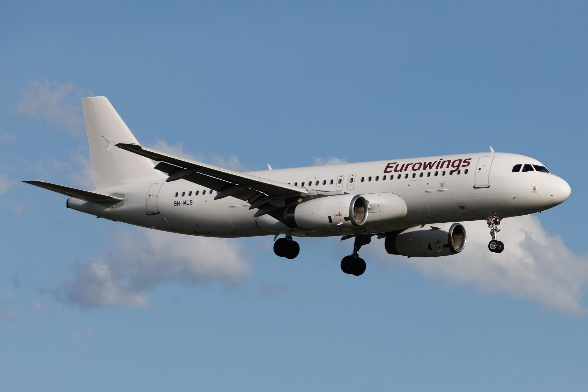 Hamburg Airport: Eurowings (EW / EWG) | Operator: Avion Express Malta | Airbus A320-232 A320 | 9H-MLS | MSN 04308