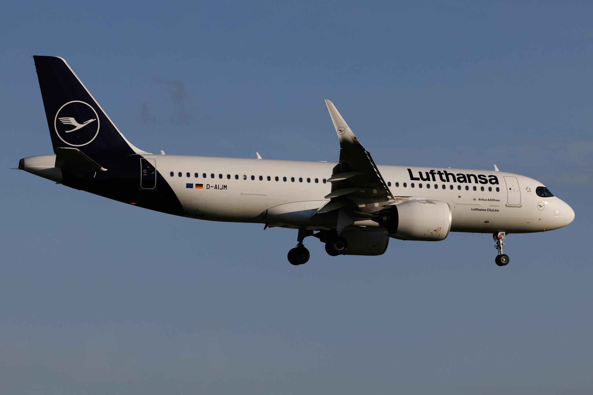 Hamburg Airport: Lufthansa (LH / DLH) | Operator: Lufthansa CityLine | Airbus A320-271N A20N | D-AIJM | MSN 11569