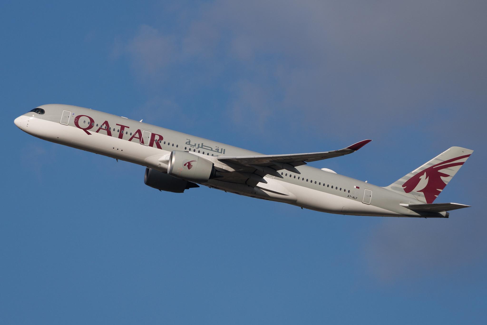 Vienna International Airport: Qatar Airways (QR / QTR) | Airbus A350-941 A359 | A7-ALF | MSN 011