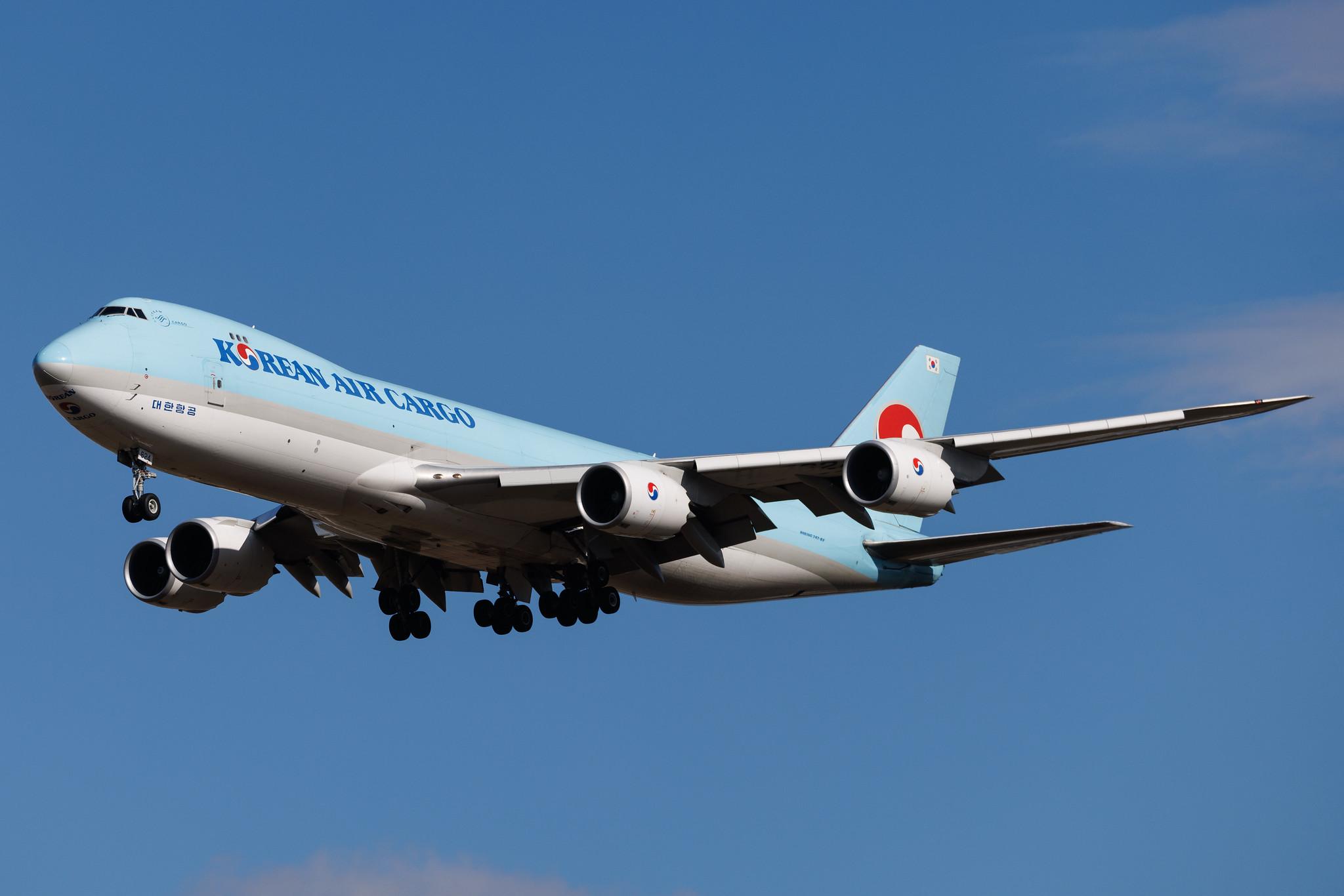 Vienna International Airport: Korean Air Cargo (KE / KAL) | Operator: Korean Air | Boeing 747-8B5F B748 | HL7624 | MSN 37656