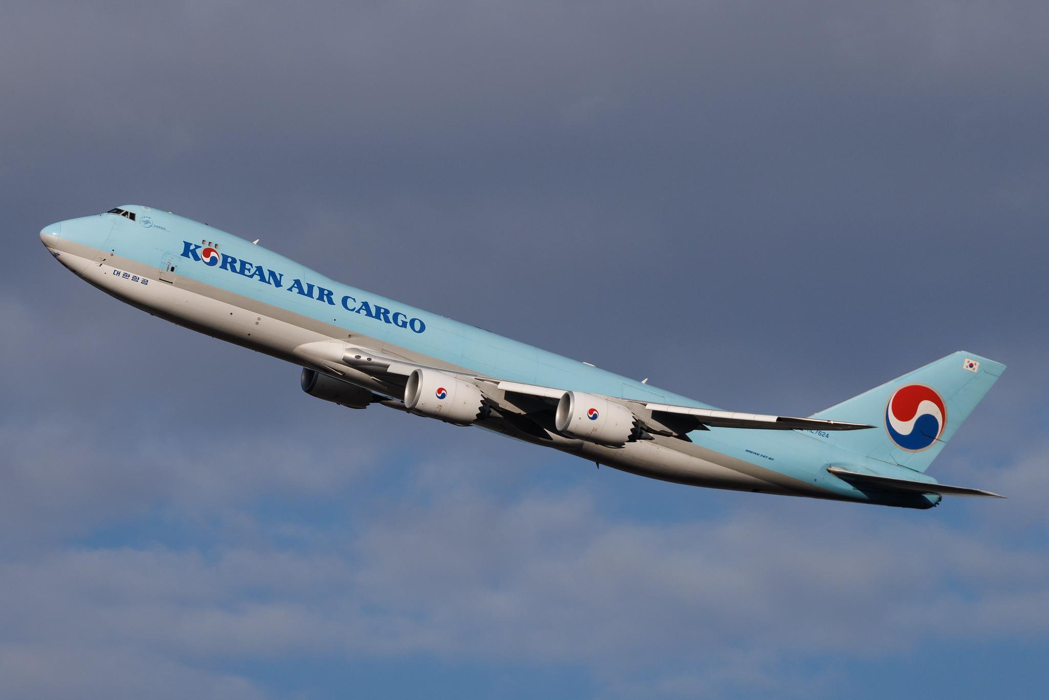 Vienna International Airport: Korean Air Cargo (KE / KAL) | Operator: Korean Air | Boeing 747-8B5F B748 | HL7624 | MSN 37656