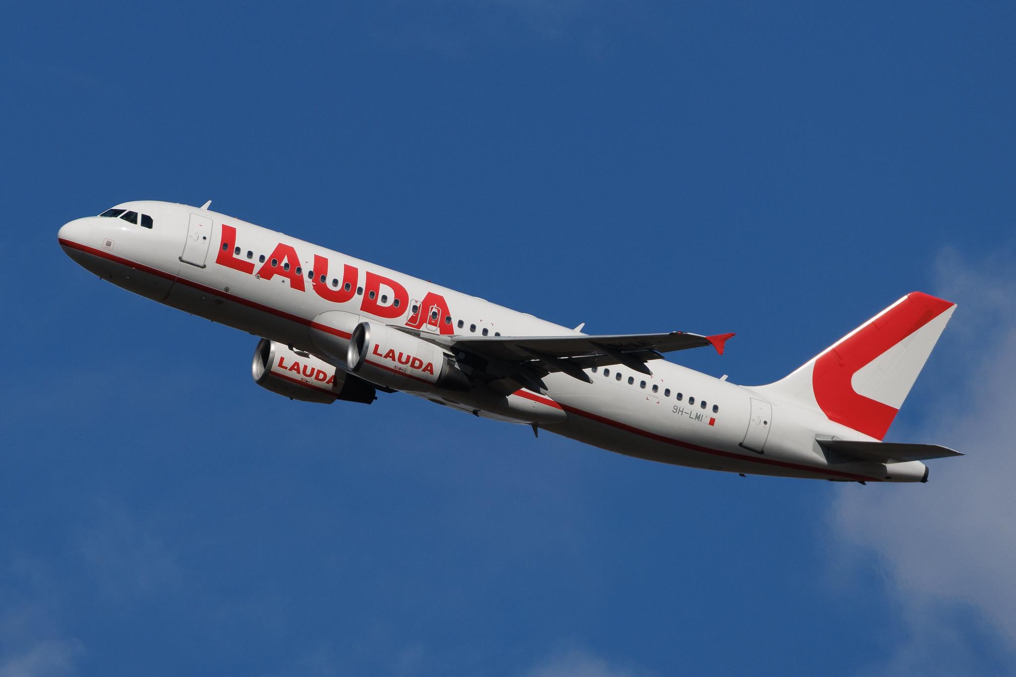 Vienna International Airport: Lauda Europe (LW / LDA) |  Airbus A320-214 A320 | 9H-LMI | MSN 05081