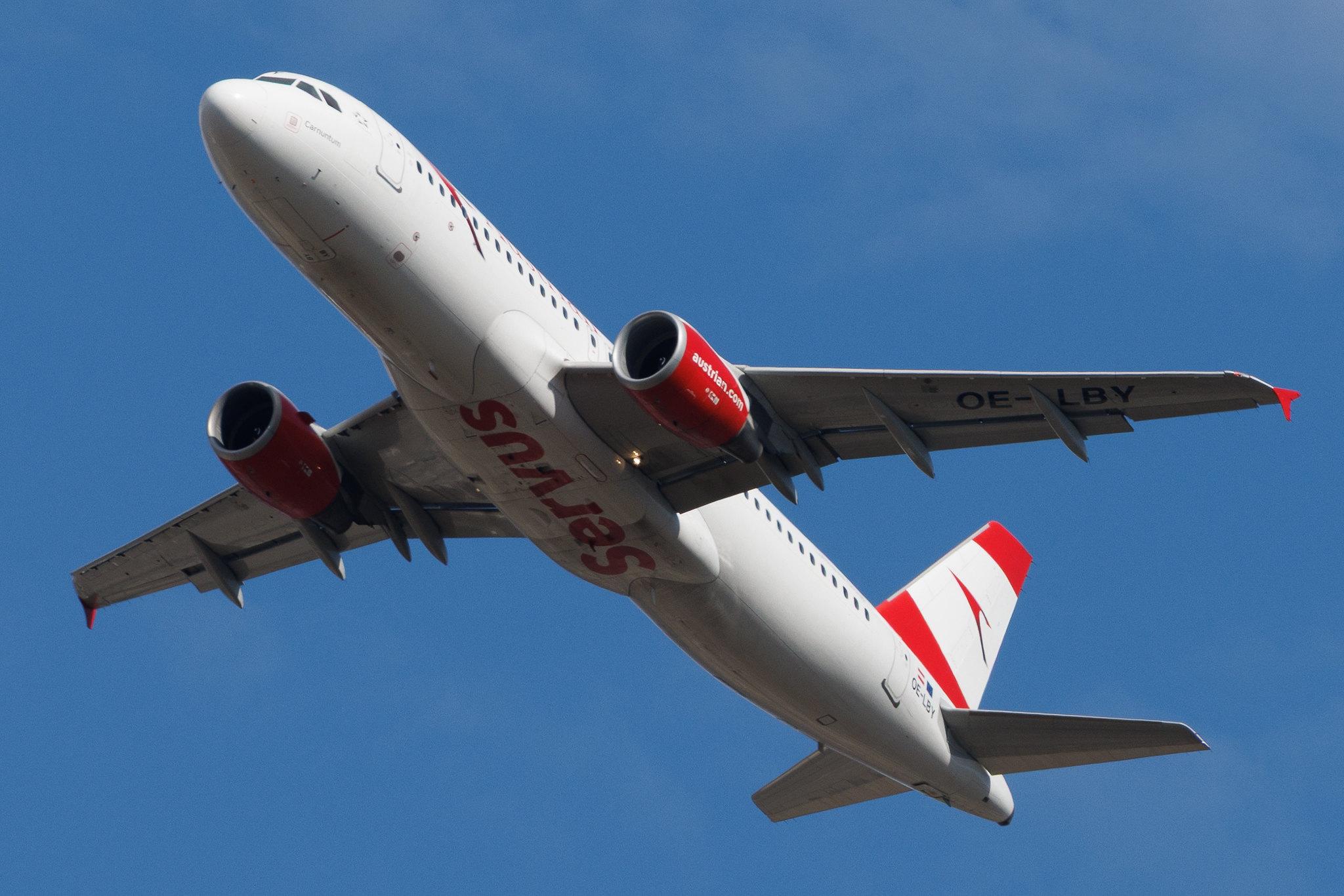 Vienna International Airport: Austrian Airlines (OS / AUA) | Airbus A320-214 A320 | OE-LBY | MSN 05122