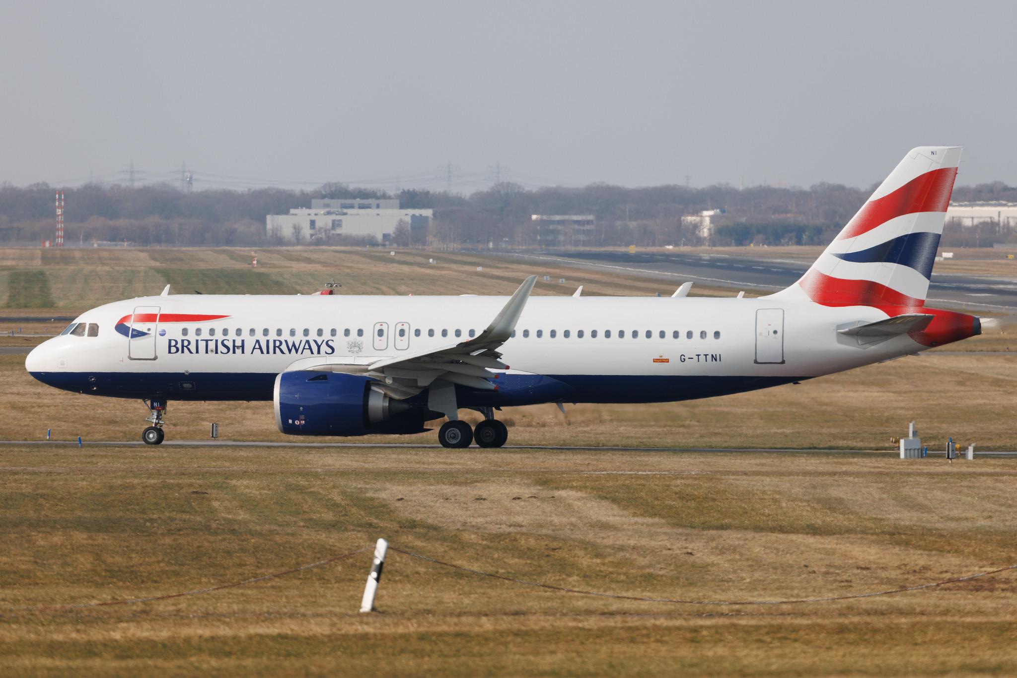 Hamburg Airport: British Airways (BA / BAW) | Airbus A320-251N A20N | G-TTNI | MSN 8767