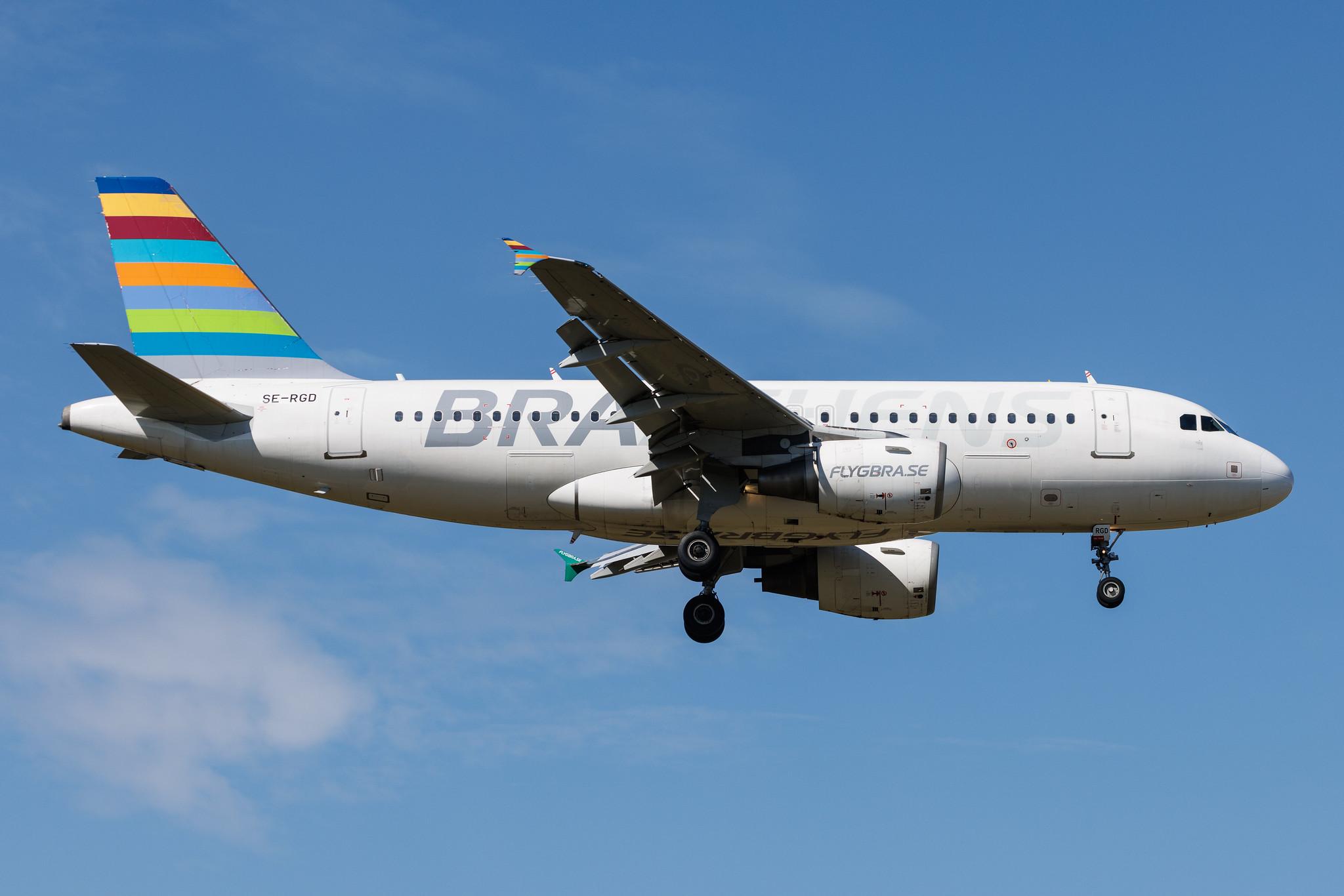 Hamburg Airport: BRA (TF / BRX) | Airbus A319-112 A319 | SE-RGD | MSN 03346