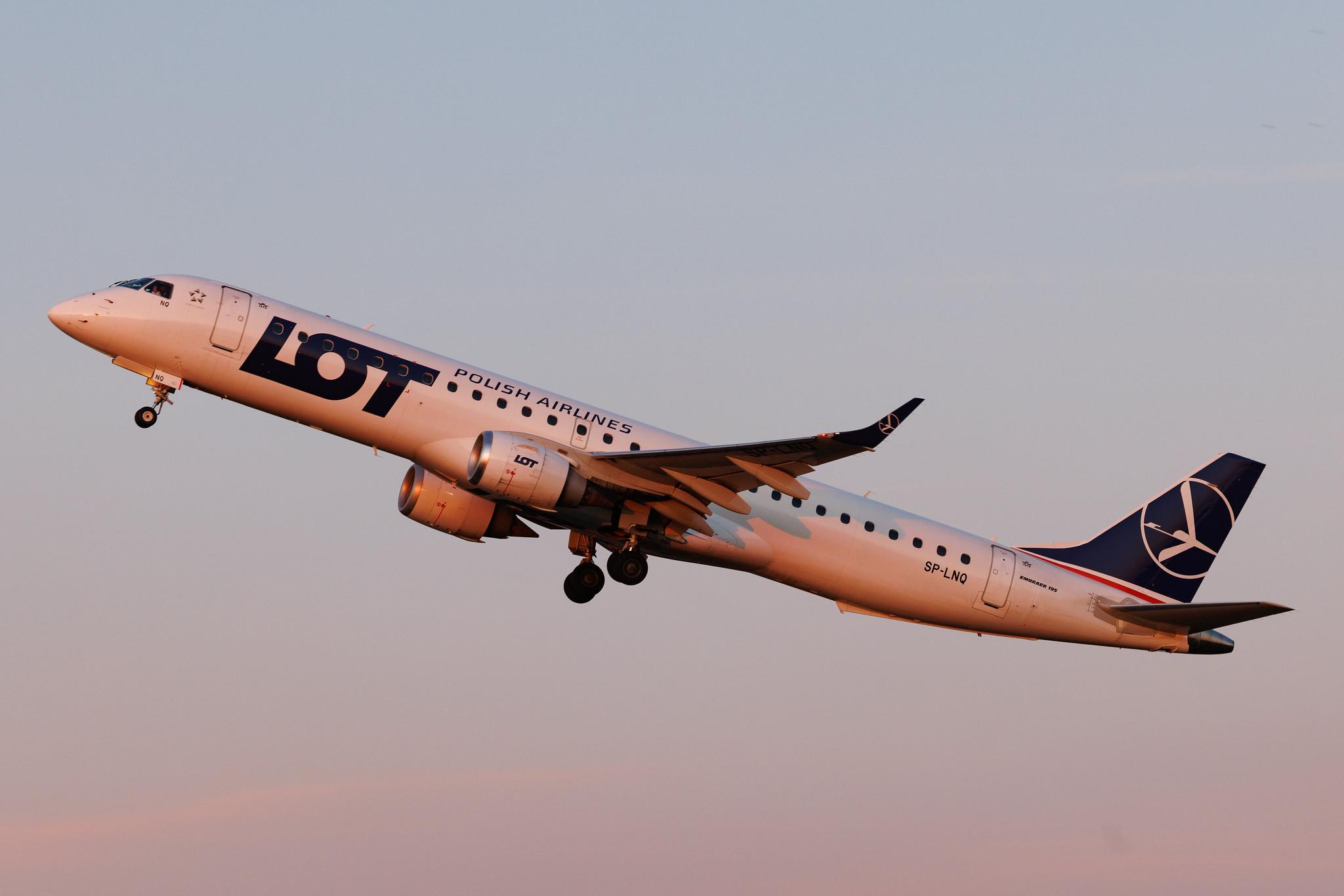 Hamburg Airport: LOT (LO / LOT) | Embraer E195AR E195 | SP-LNQ | MSN 19000692