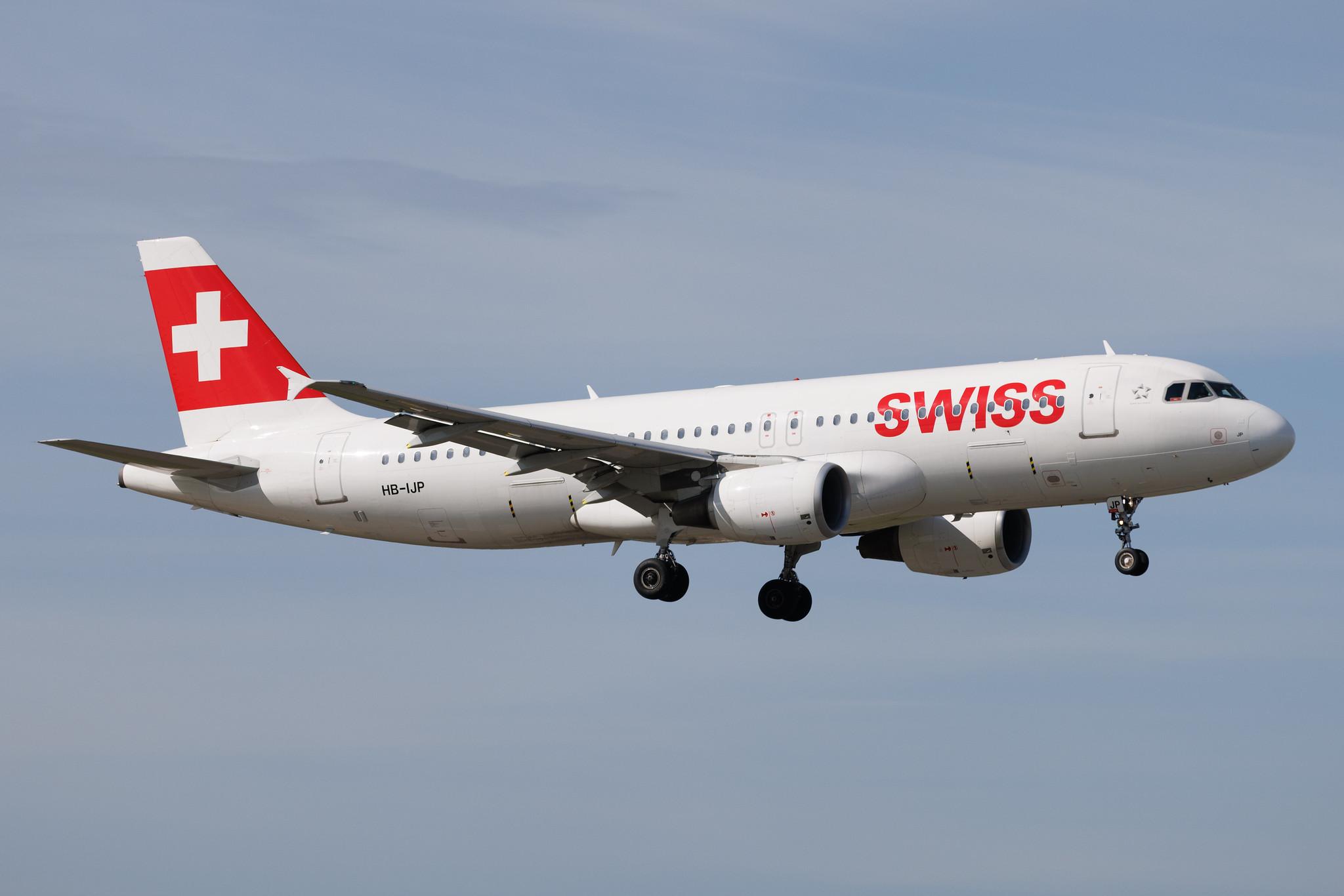 Hamburg Airport: Swiss (LX / SWR) | Airbus A320-214 A320 | HB-IJP | MSN 0681