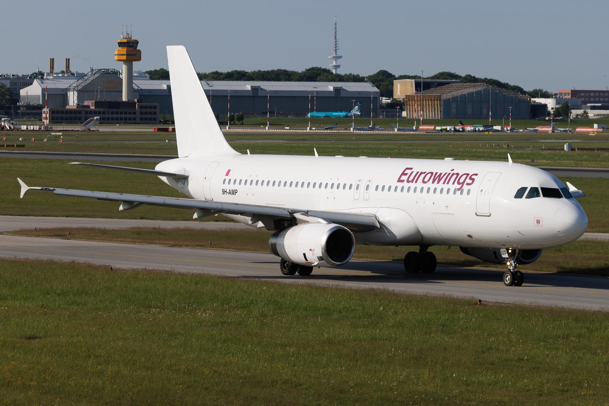 Hamburg Airport: Eurowings (EW / EWG) | Operator: Avion Express Malta | Airbus A320-232 A320 | 9H-AMP | MSN 02663
