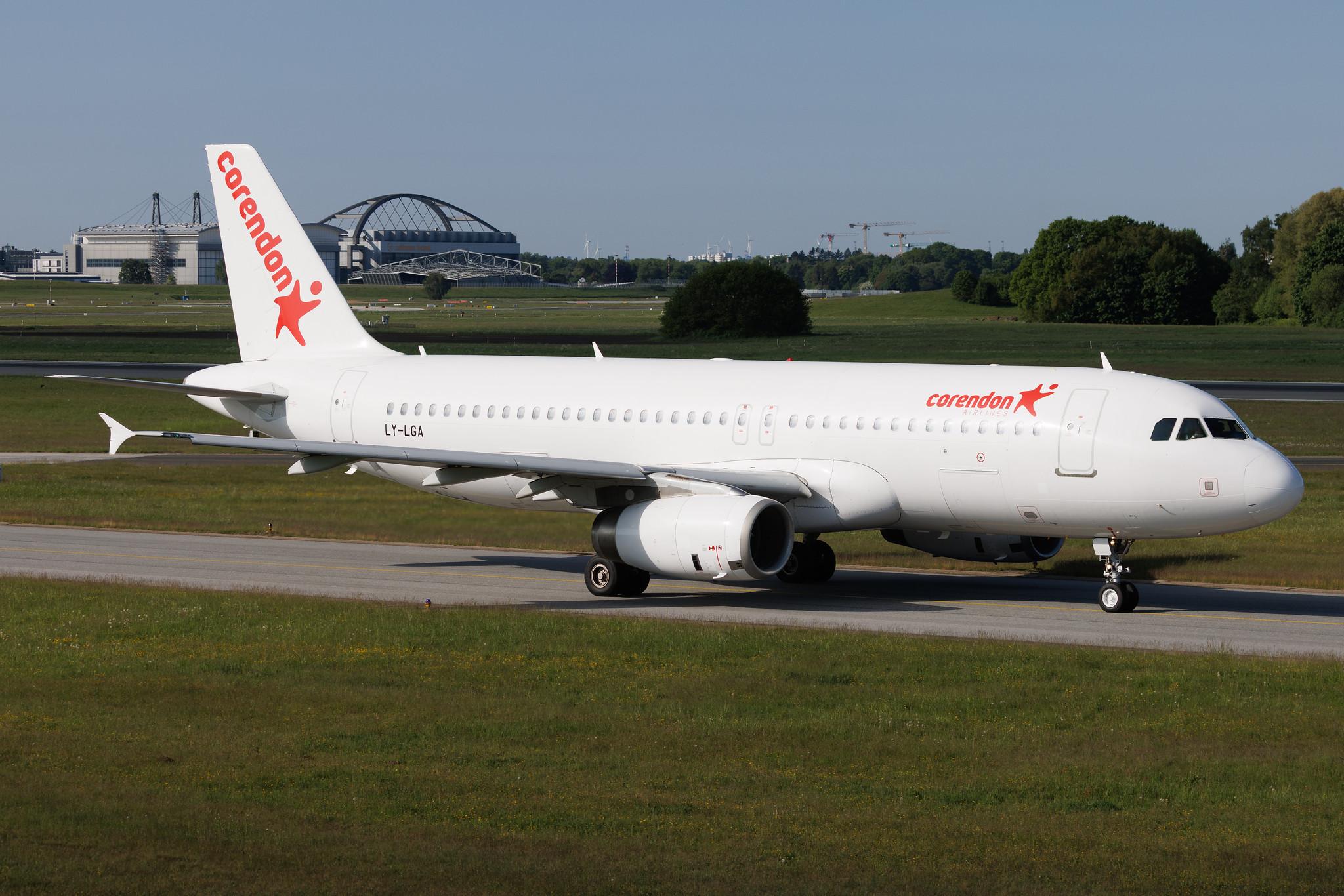 Hamburg Airport: Corendon Airlines (XC / CAI) | Operator: Global Airways | Airbus A320-232 A320 | LY-LGA | MSN 03927