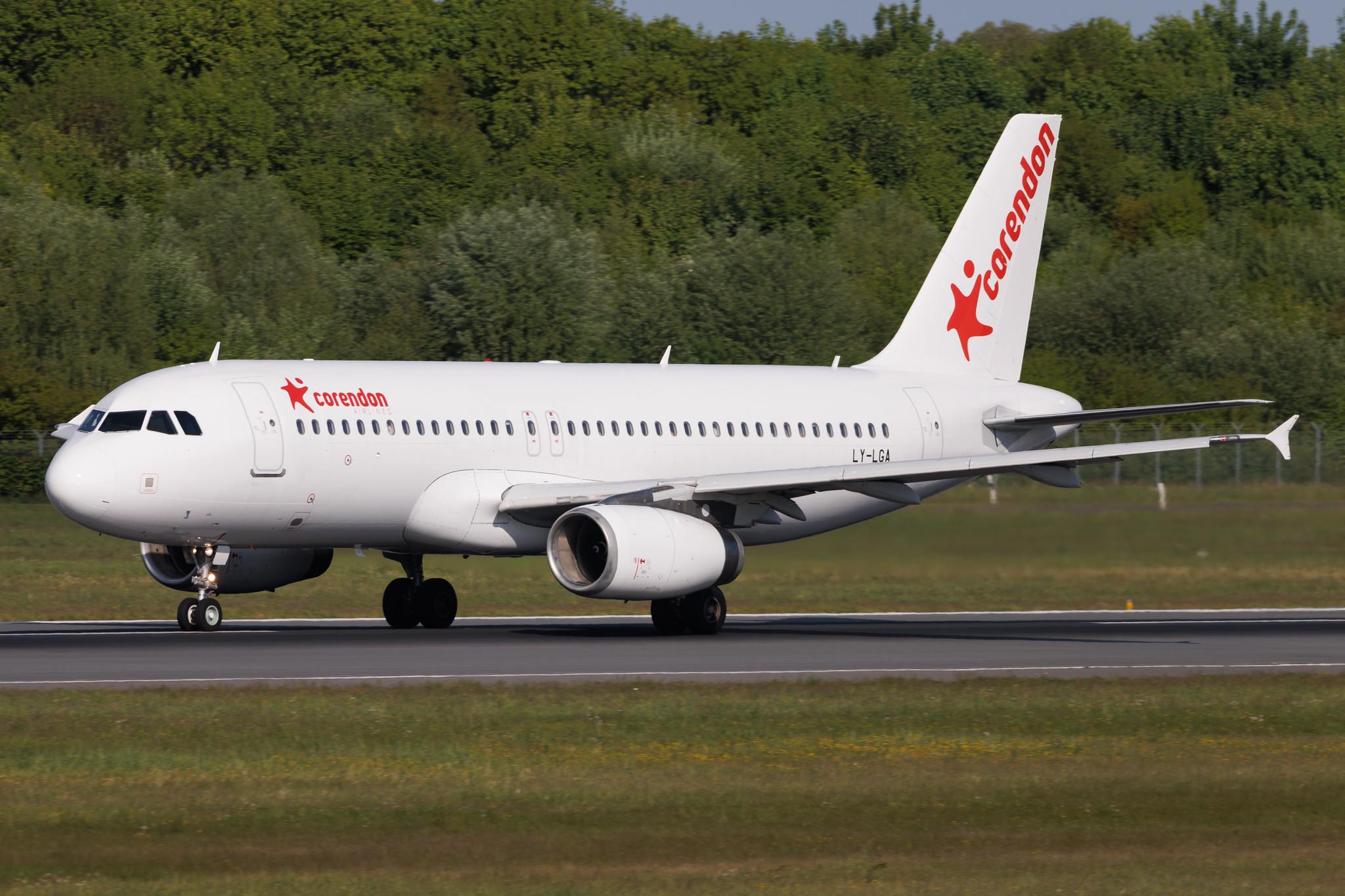 Hamburg Airport: Corendon Airlines (XC / CAI) | Operator: Global Airways | Airbus A320-232 A320 | LY-LGA | MSN 03927
