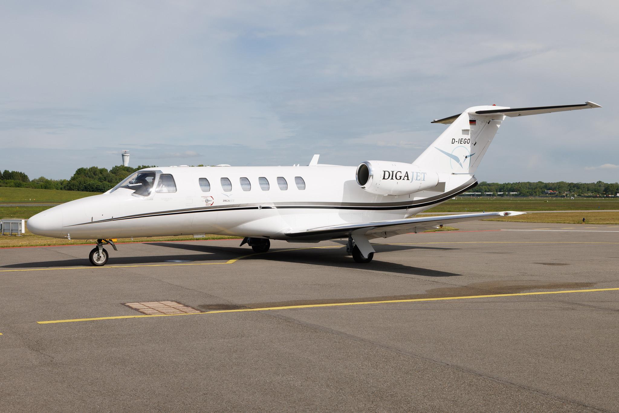 Hamburg Airport: DigaJet | Cessna Citation CJ2+ C25A | D-IEGO | MSN 525A0313