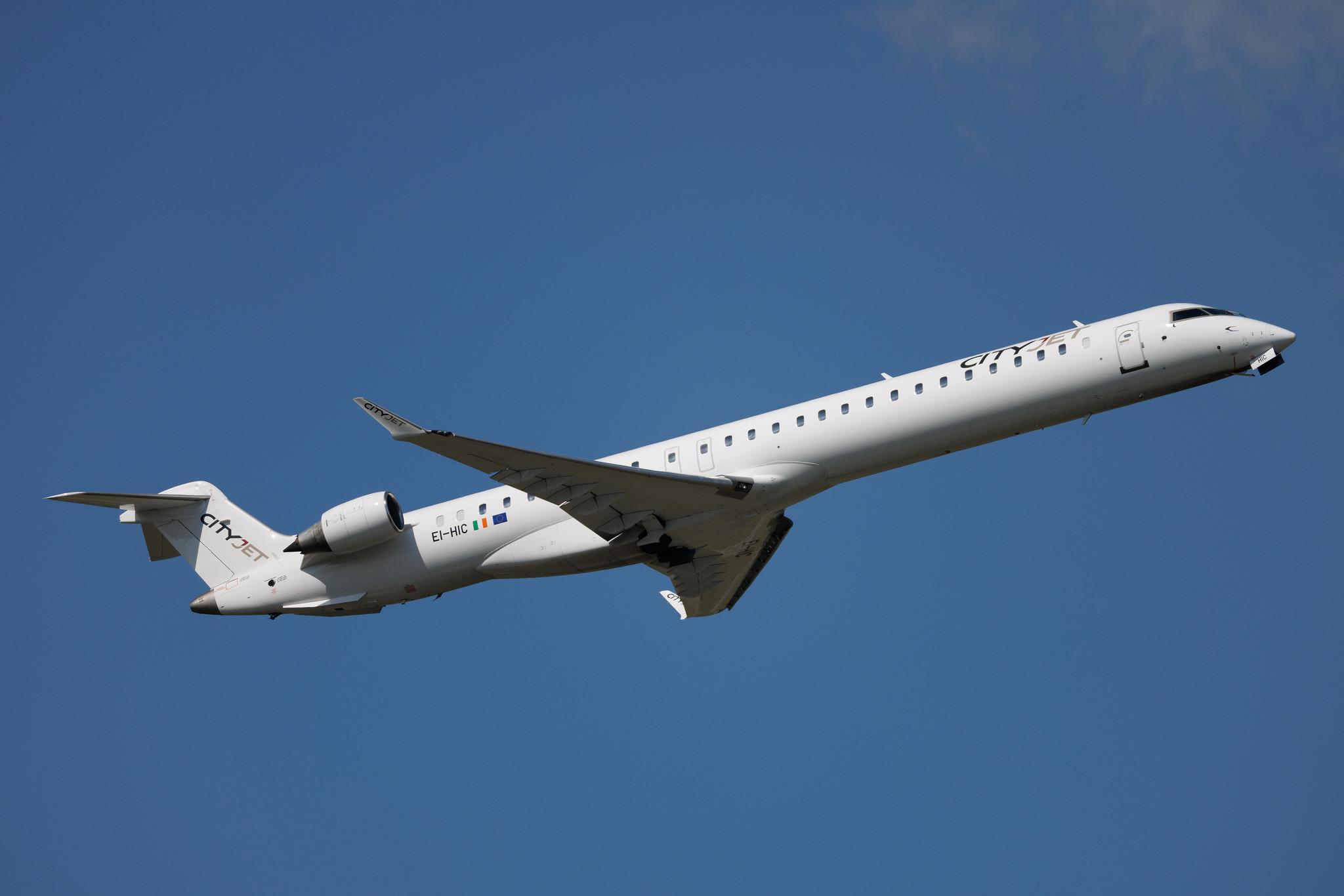 Düsseldorf Airport: CityJet (WX / BCY) | Mitsubishi CRJ-1000 CRJX | EI-HIC | MSN 19017