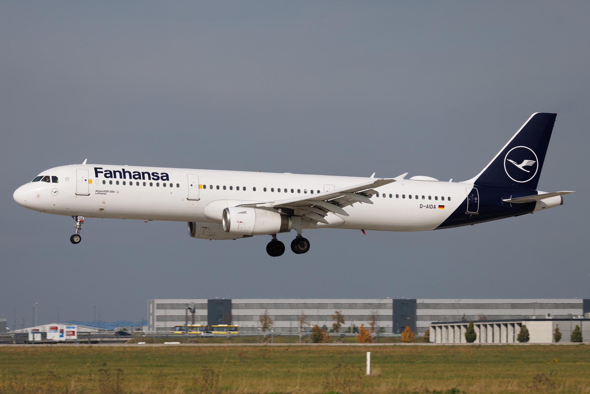 Flughafen Berlin Brandenburg: Lufthansa (LH / DLH) | Airbus A321-231 A321 | D-AIDA | MSN 4360