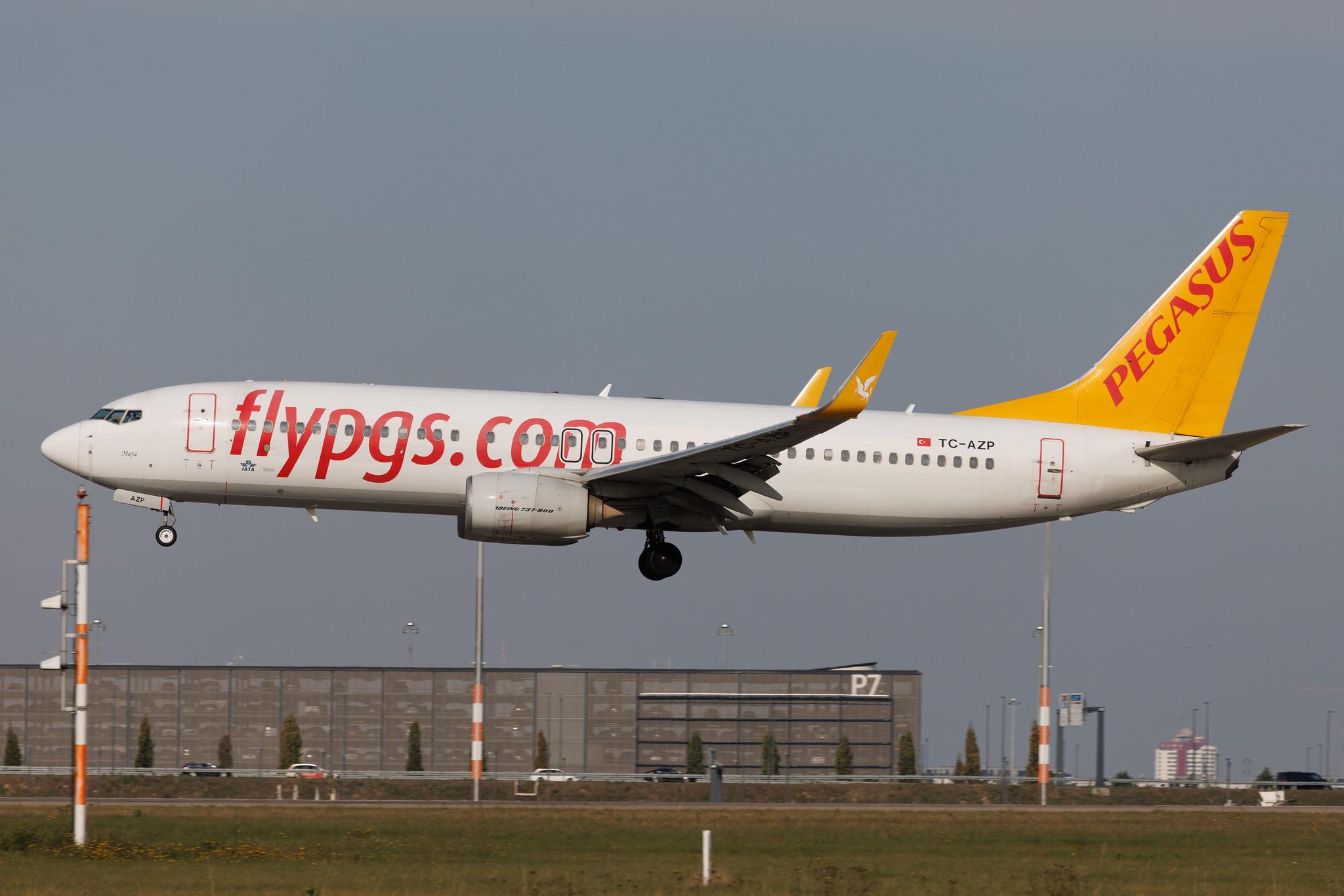 Flughafen Berlin Brandenburg: Pegasus (PC / PGT) | Boeing 737-82R B738 | TC-AZP | MSN 38176