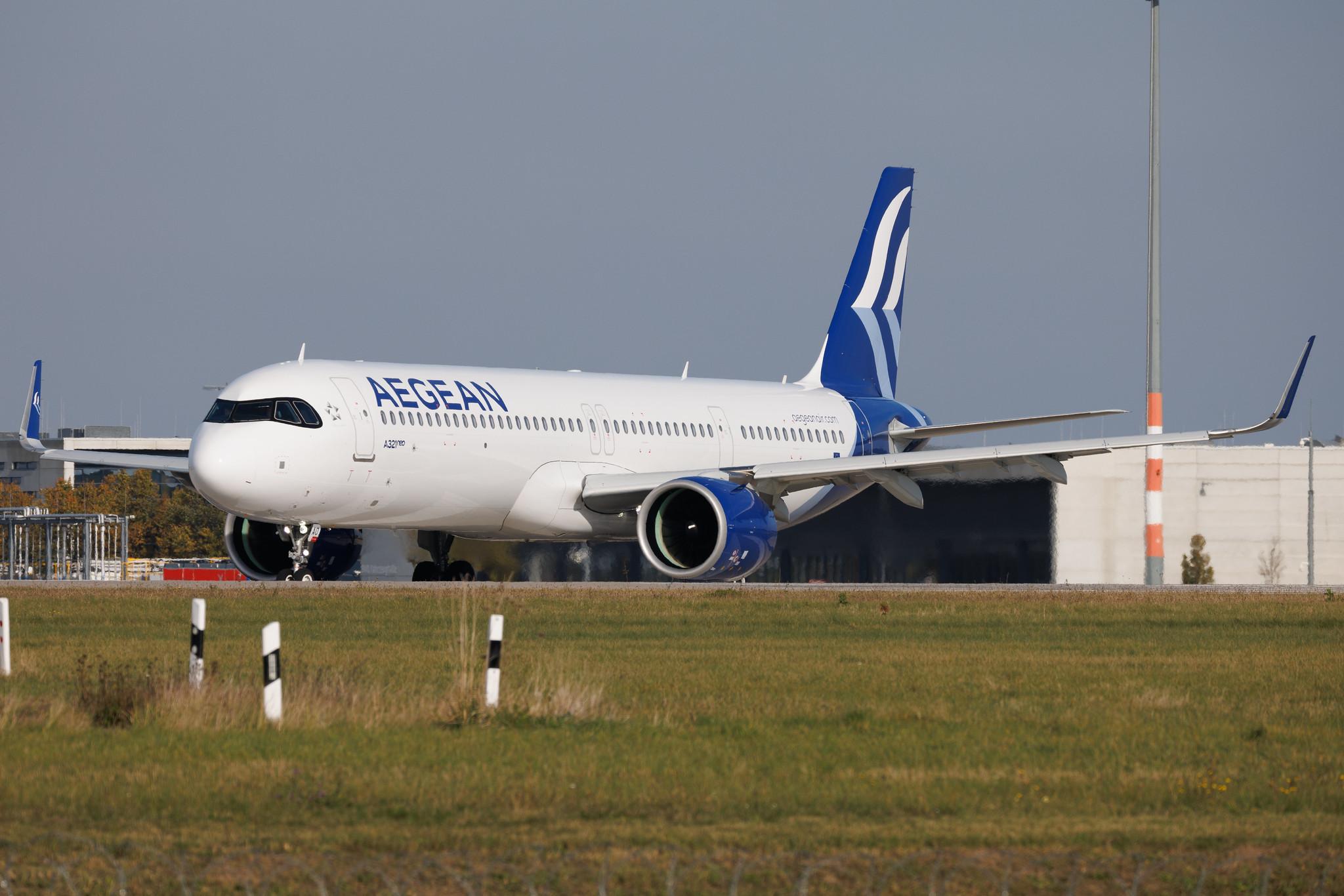 Flughafen Berlin Brandenburg: Aegean Airlines (A3 / AEE) | Airbus A321-271NX A21N | SX-NAO | MSN 11827
