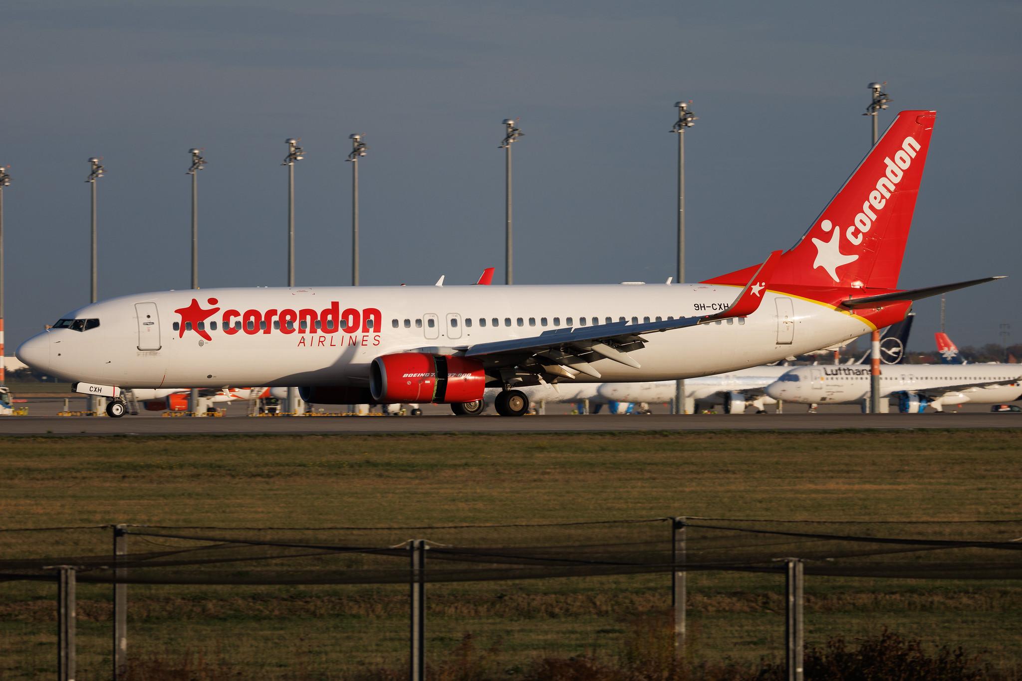 Flughafen Berlin Brandenburg: Corendon Airlines (XC / CAI) | Operator: Corendon Airlines Europe | Boeing 737-8ME B738 | 9H-CXH | MSN 60177