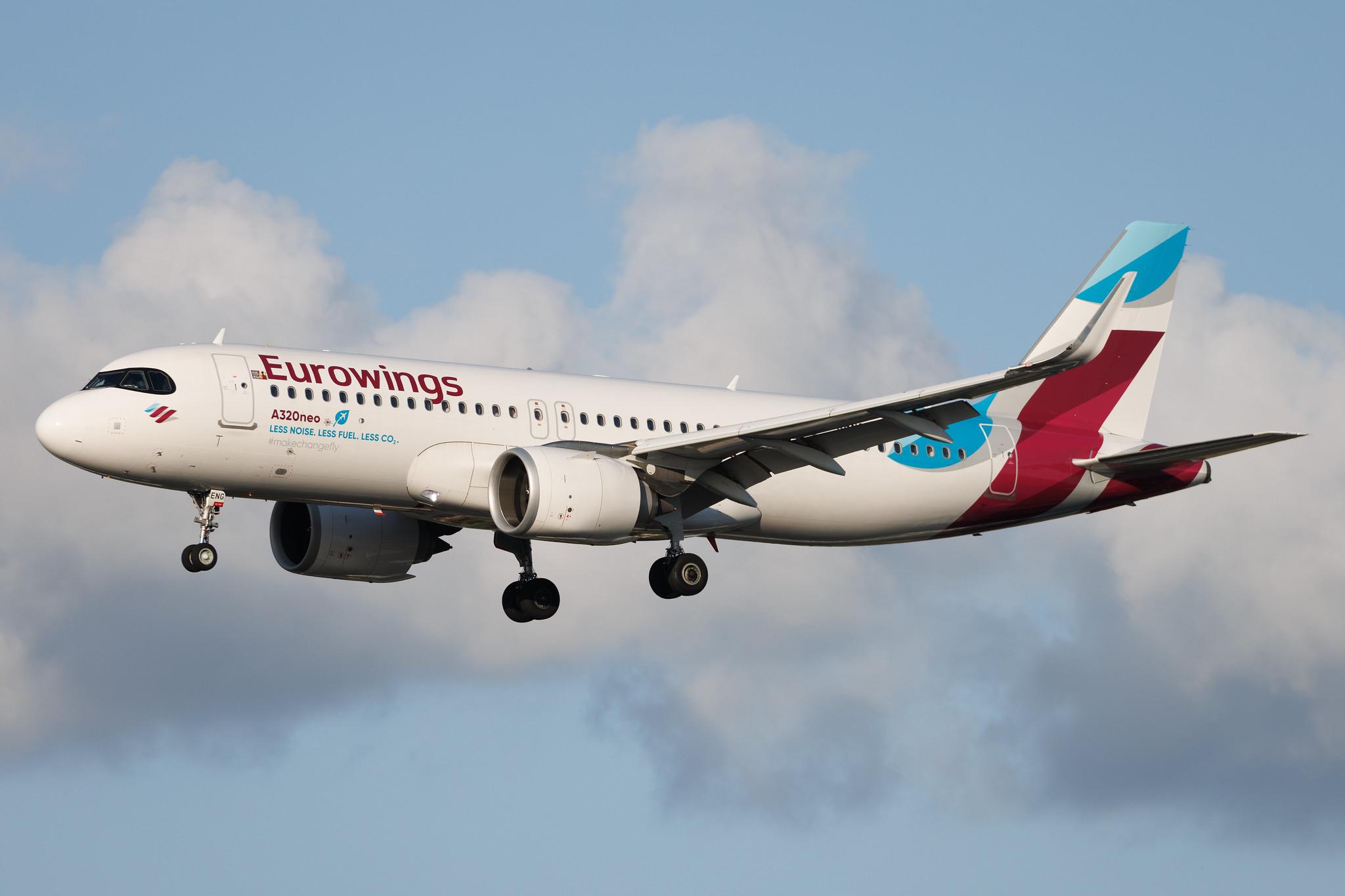 Hamburg Airport: Eurowings (EW / EWG) | Airbus A320-251N A20N | D-AENG | MSN 10970