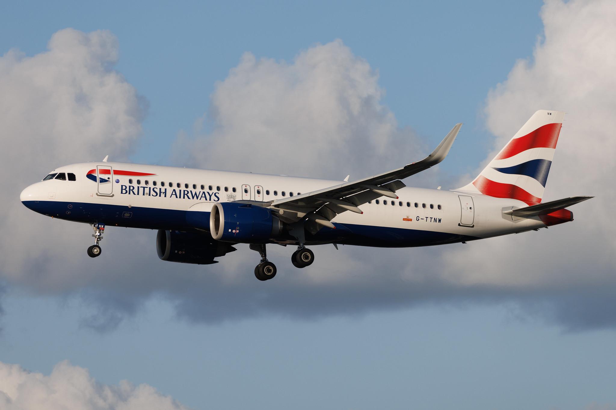 Hamburg Airport: British Airways (BA / BAW) | Airbus A320-251N A20N | G-TTNW | MSN 12133