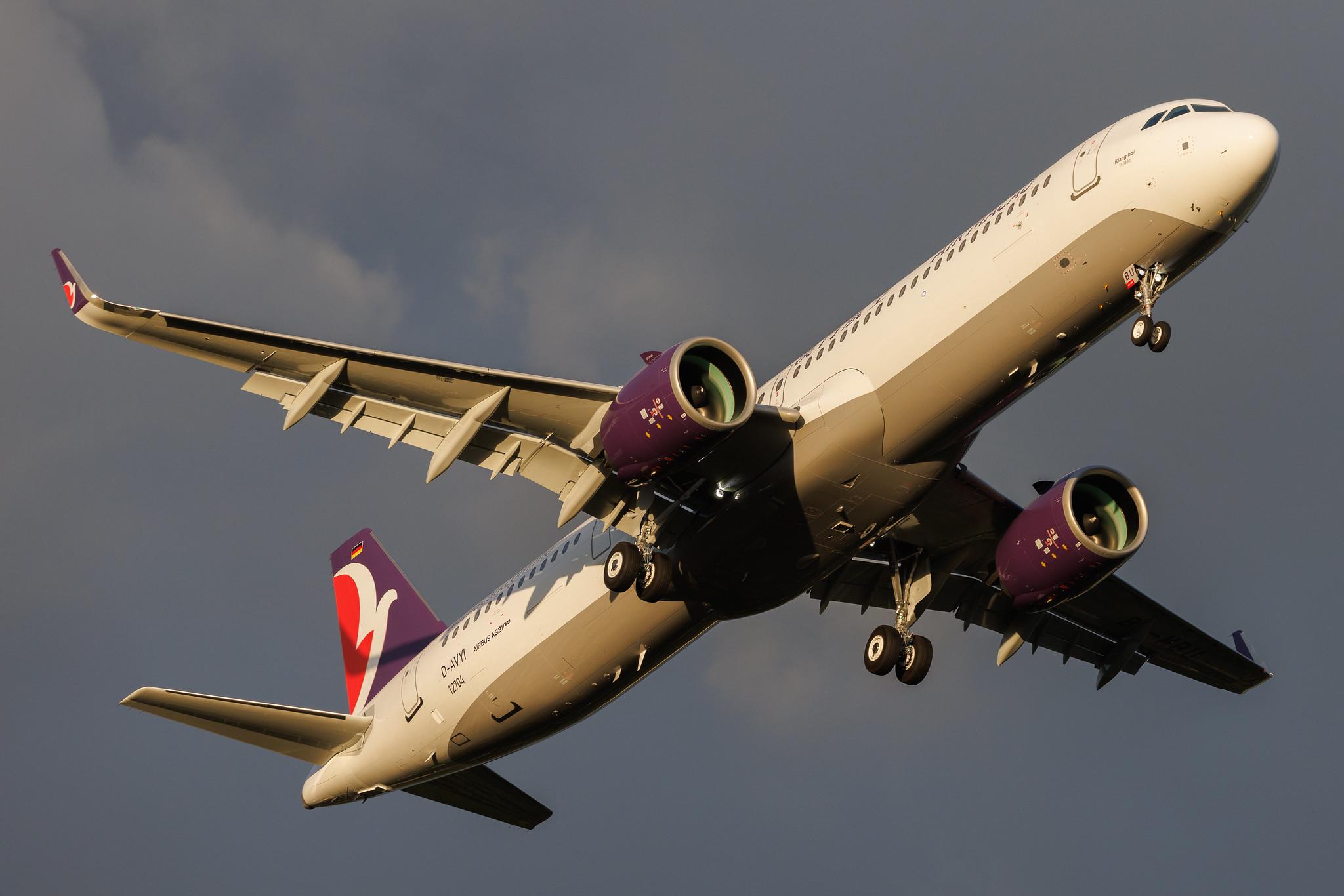 Hamburg Airport: Air Macau (NX / AMU) | Airbus A321-271NX A21N | D-AVYI | B-MBU | MSN 12704