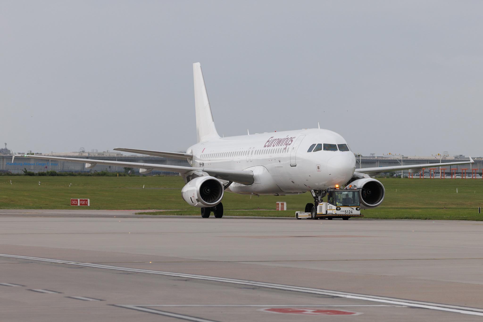 Hamburg Airport: Eurowings (EW / EWG) | Operator: Avion Express Malta | Airbus A320-232 A320 | 9H-SWI | MSN 03141