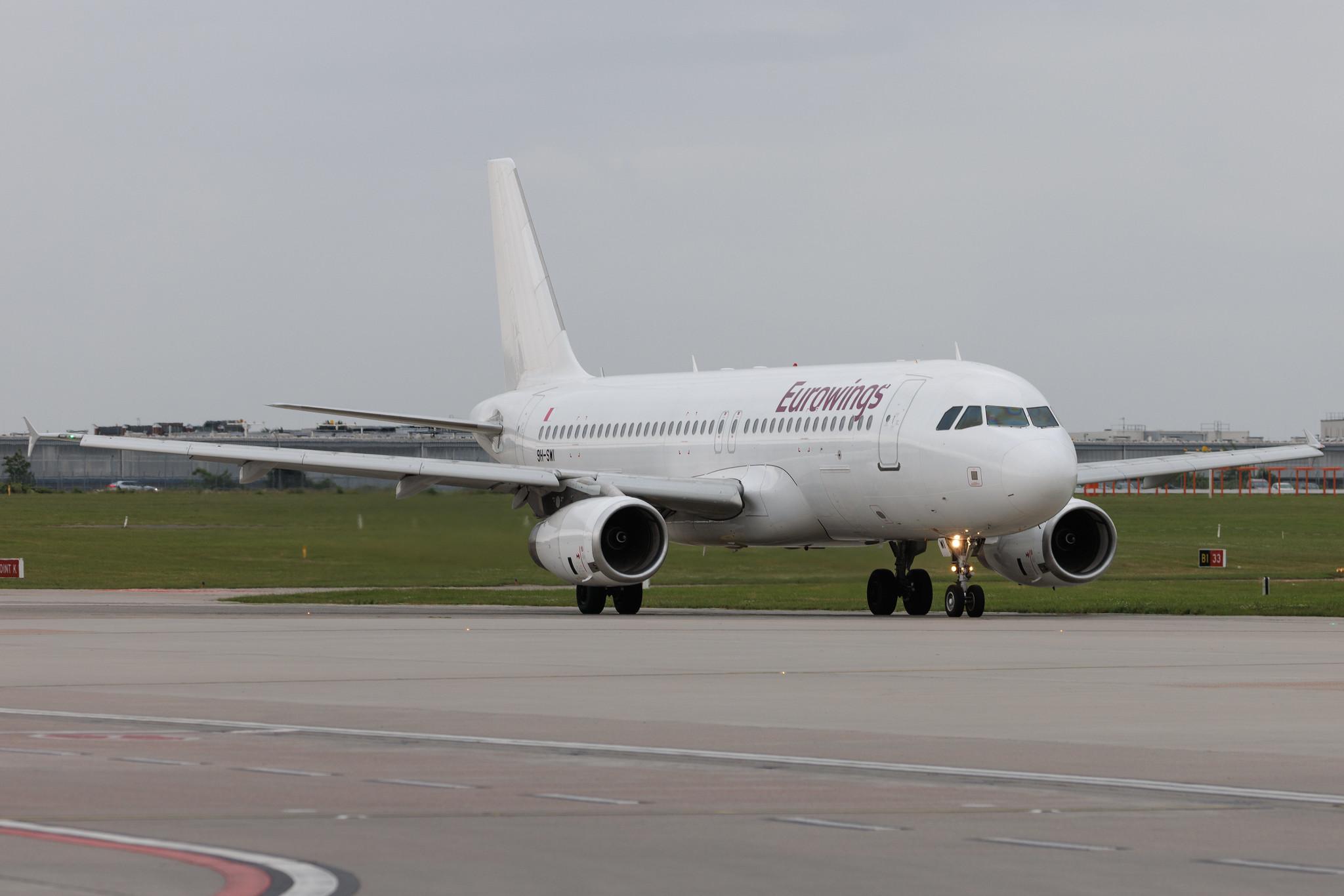 Hamburg Airport: Eurowings (EW / EWG) | Operator: Avion Express Malta | Airbus A320-232 A320 | 9H-SWI | MSN 03141