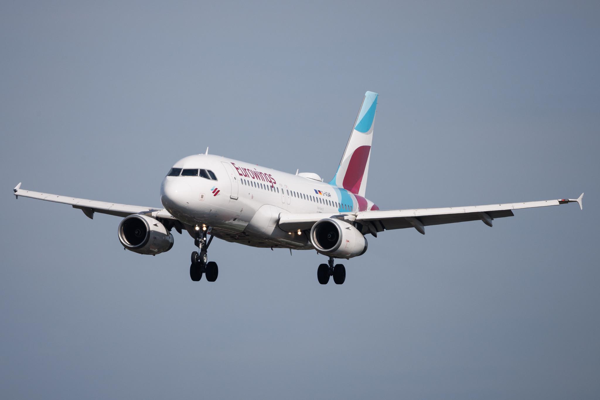 Hamburg Airport: Eurowings (EW / EWG) | Airbus A319-132 A319 | D-AGWF | MSN 3172