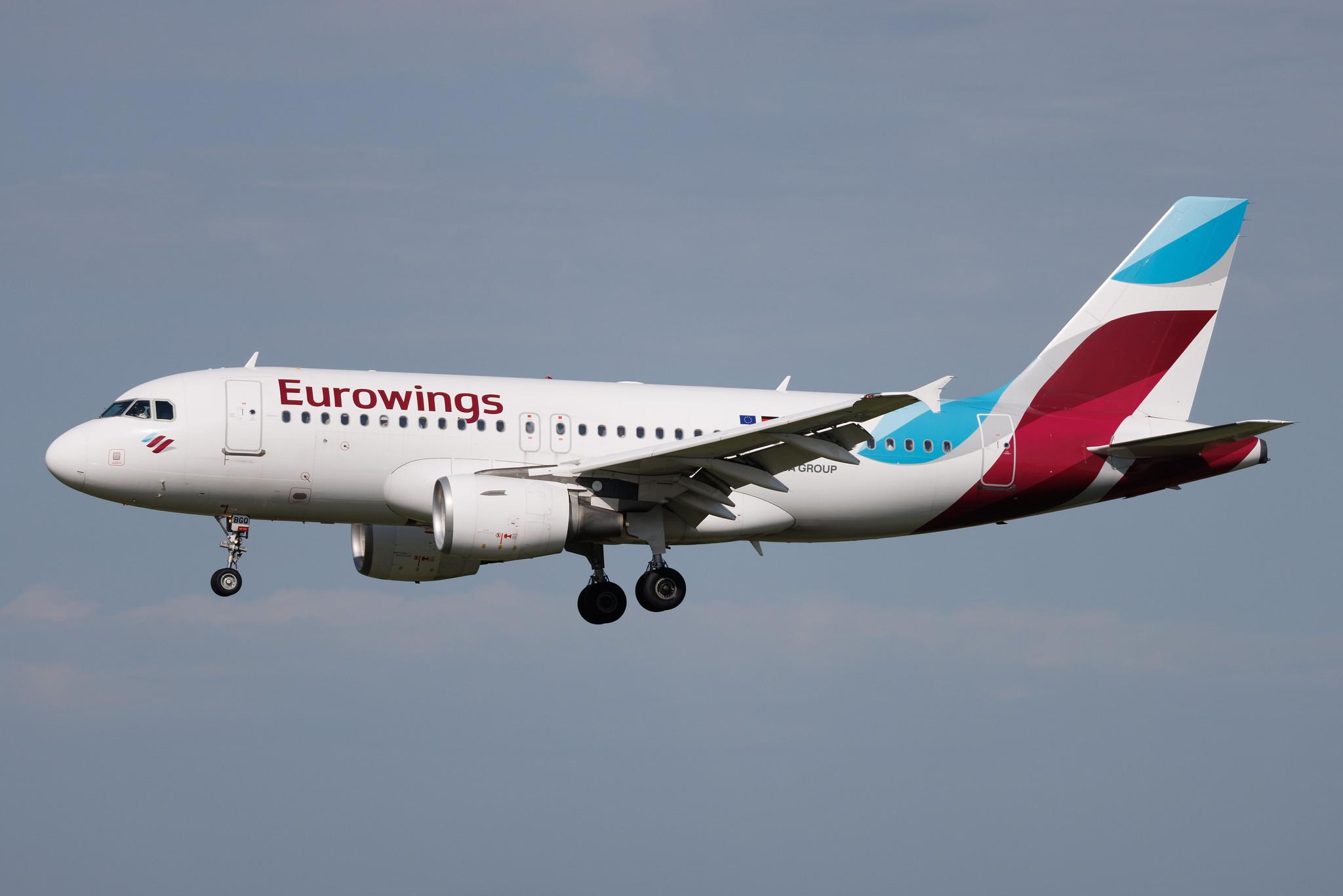 Hamburg Airport: Eurowings (EW / EWG) | Airbus A319-112 A319 | D-ABGQ | MSN 3700