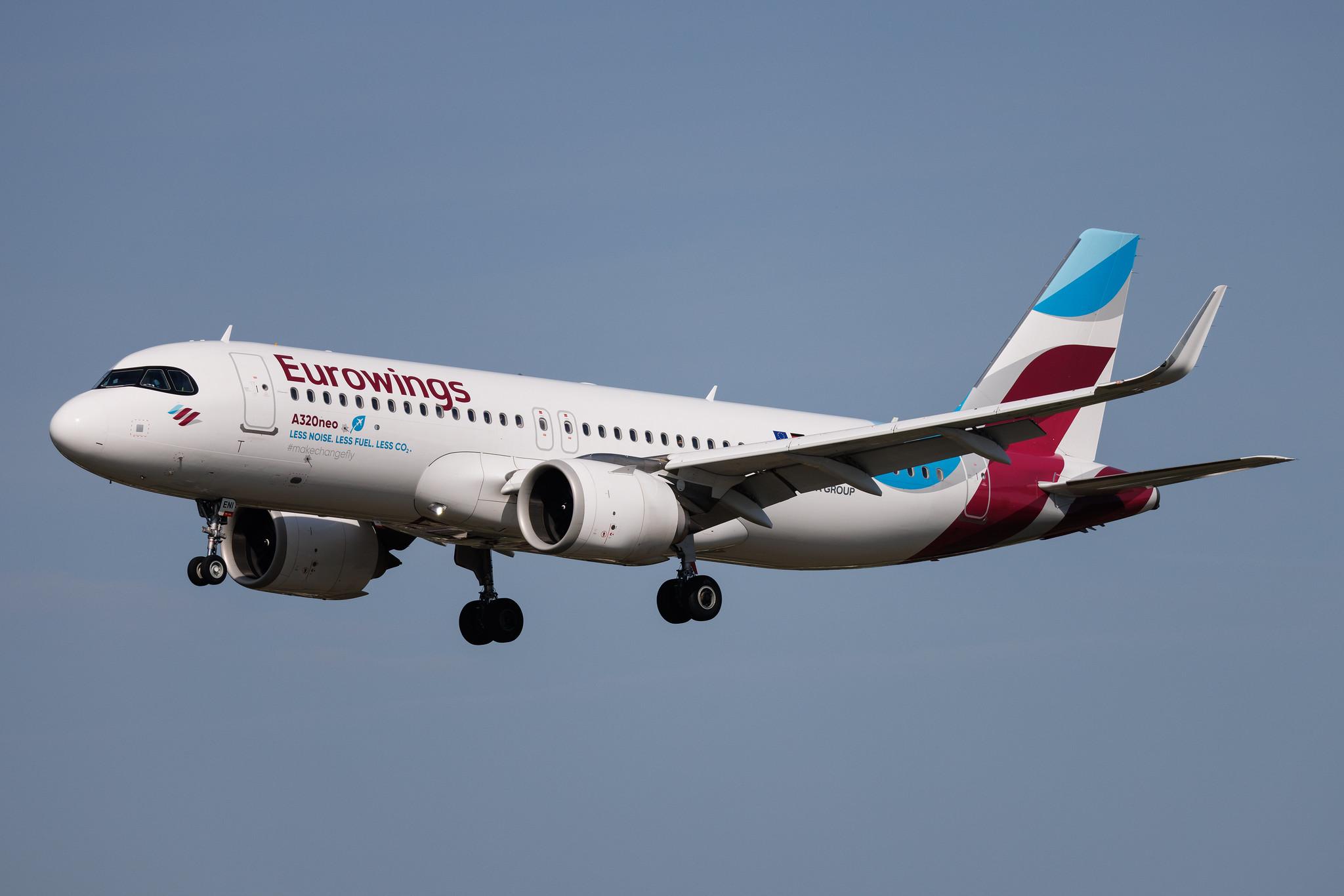 Hamburg Airport: Eurowings (EW / EWG) | Airbus A320-251N A20N | D-AENI | MSN 11753