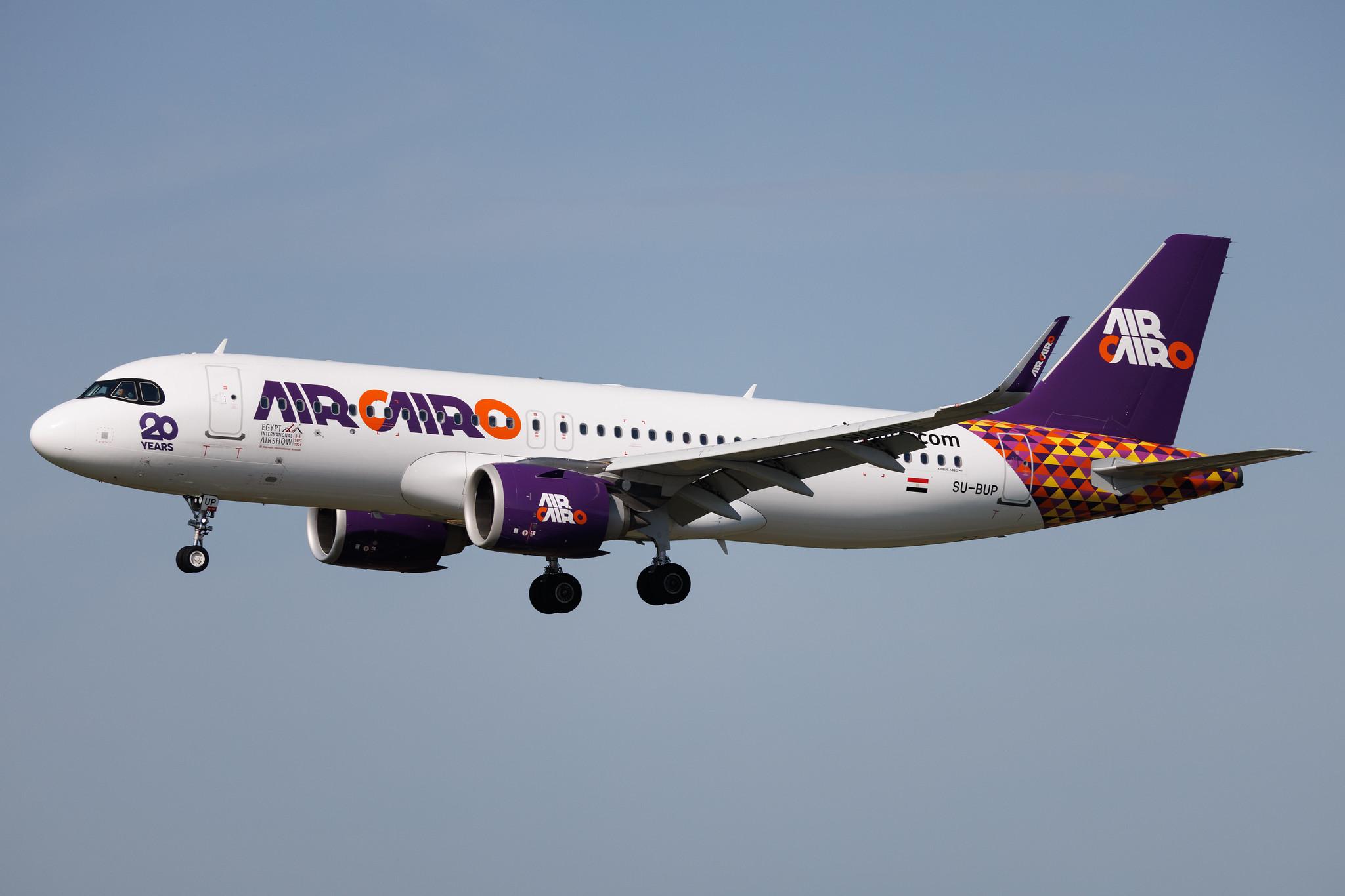 Hamburg Airport: Air Cairo (SM / MSC) | Airbus A320-251N A20N | SU-BUP | MSN 11302