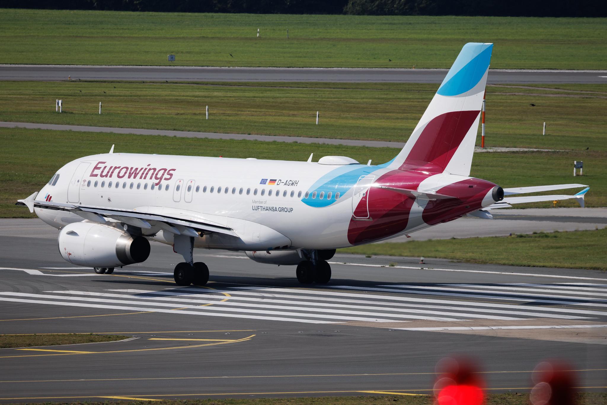 Hamburg Airport: Eurowings (EW / EWG) | Airbus A319-132 A319 | D-AGWH | MSN 3352