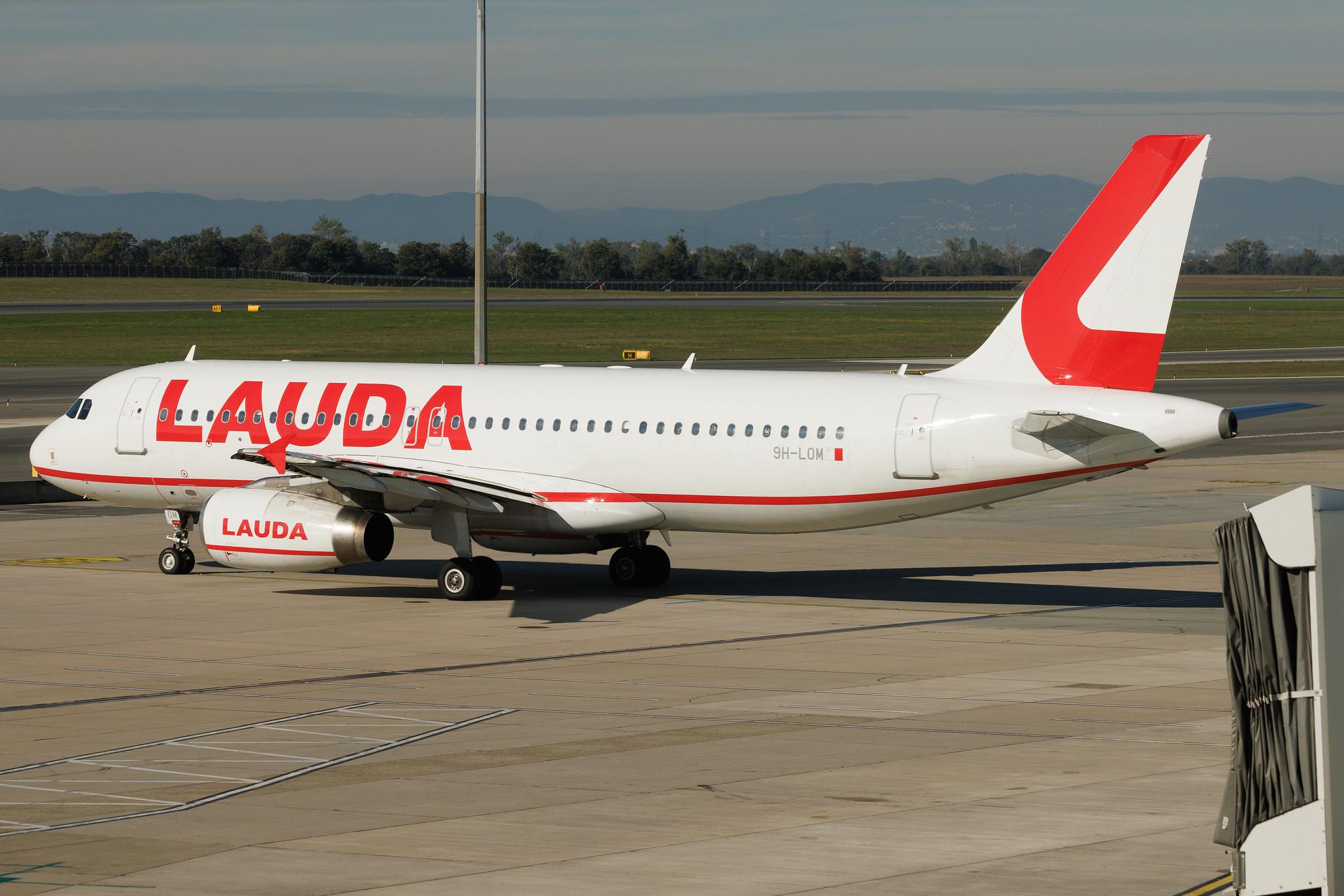 Vienna International Airport: Lauda Europe (LW / LDA) | Airbus A320-232 A320 | 9H-LOM | MSN 02984