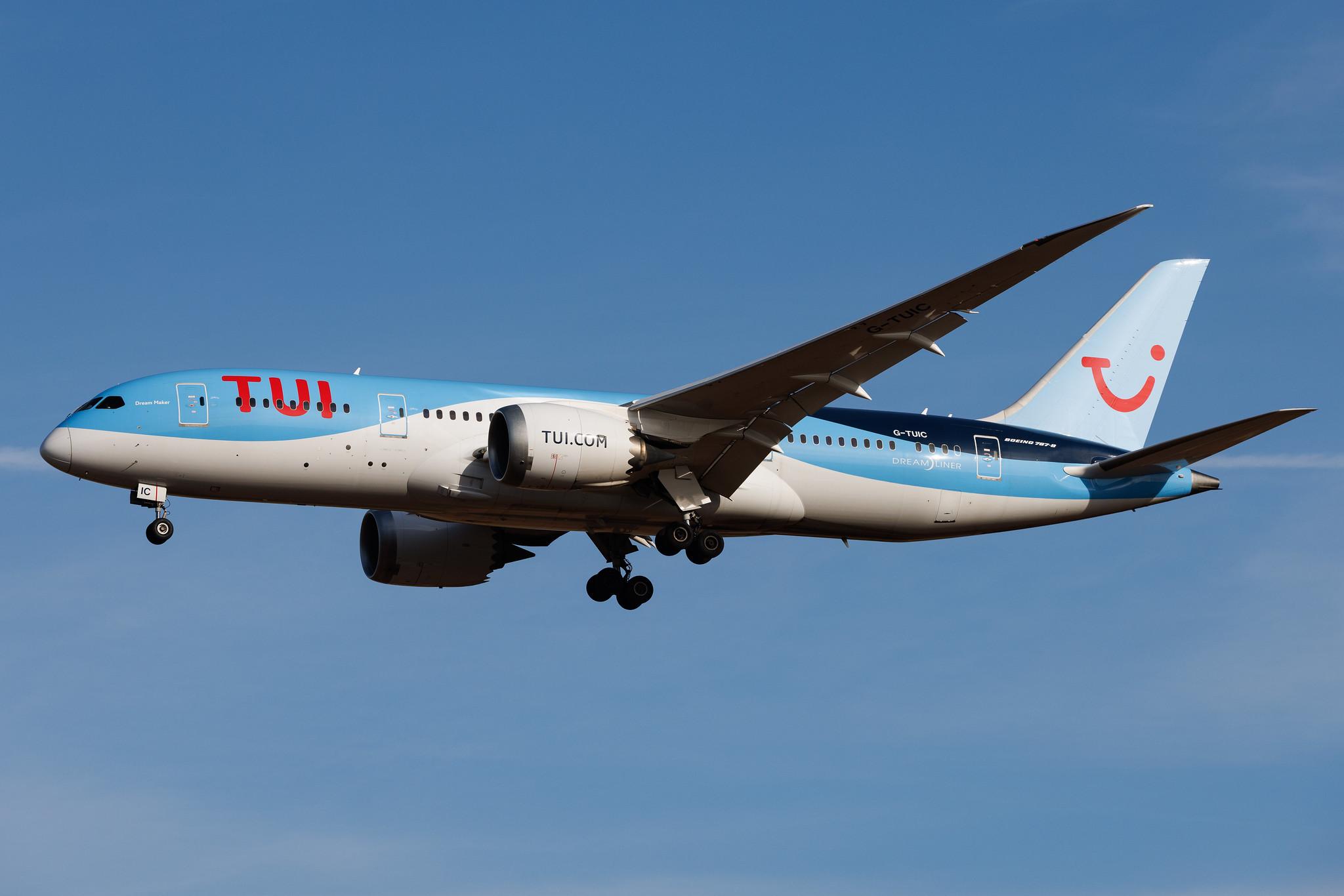 Palma de Mallorca Airport: TUI (X3 / TUI) | Operator: TUI Airways | Boeing 787-8 Dreamliner B788 | G-TUIC | MSN 34424