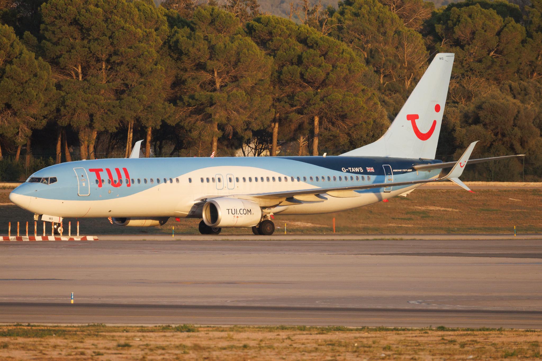 Palma de Mallorca Airport: TUI (X3 / TUI) | Operator: TUI Airways | Boeing 737-8K5 B738 | G-TAWS | MSN 37241
