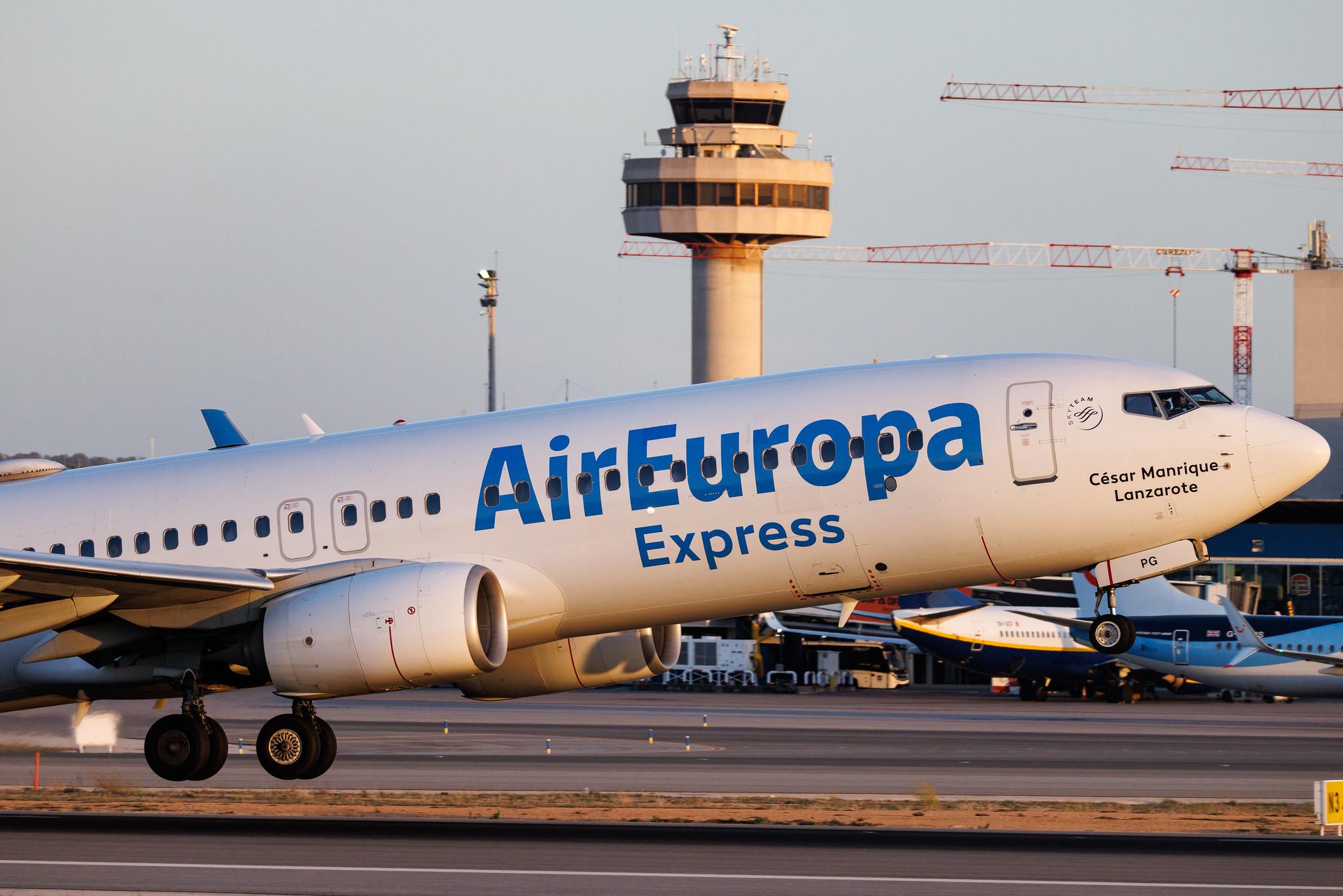 Palma de Mallorca Airport: Air Europa (UX / AEA) | Boeing 737-85P B738 | EC-MPG | MSN 60586