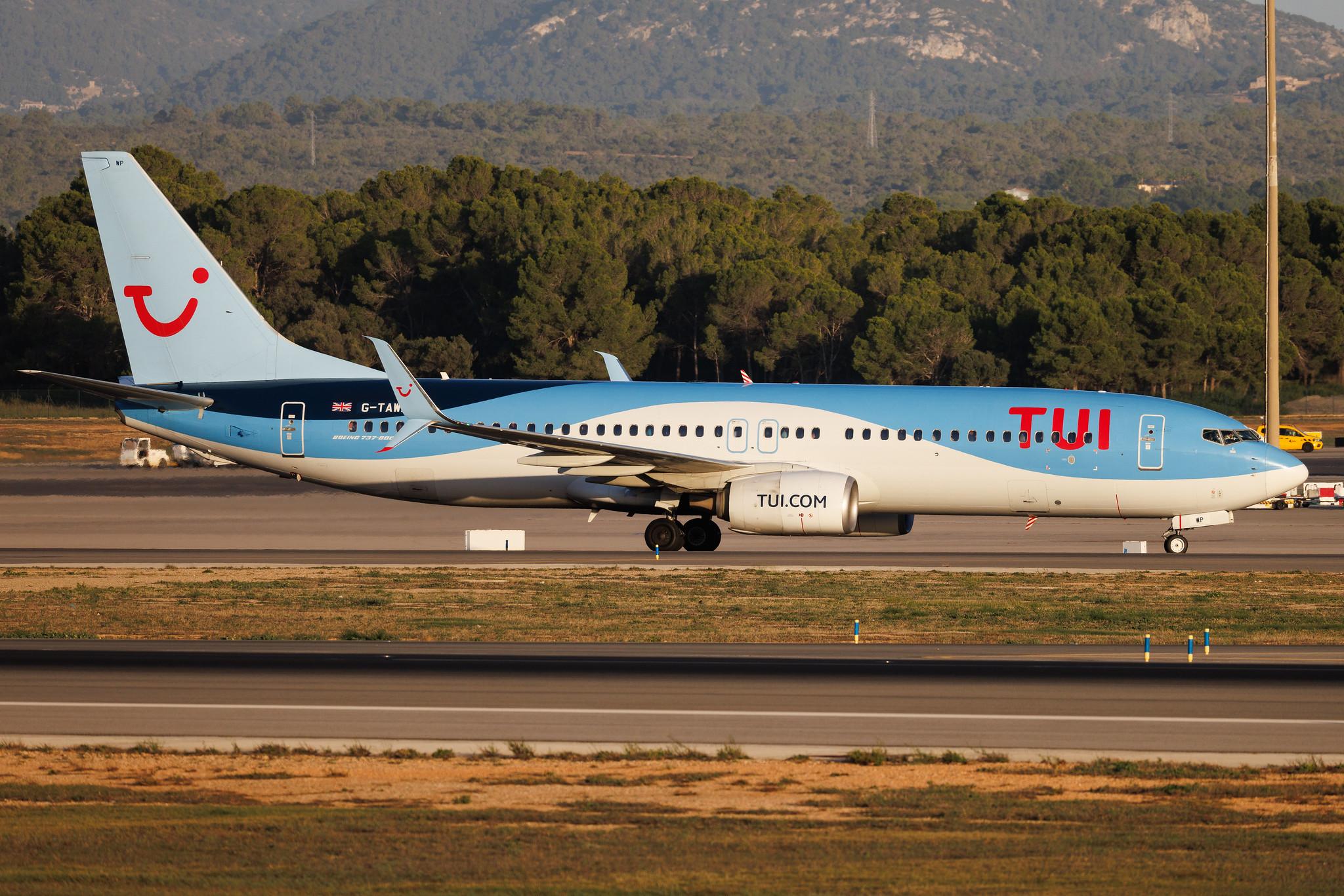 Palma de Mallorca Airport: TUI (X3 / TUI) | Operator: TUI Airways | Boeing 737-8K5 B738 | G-TAWP | MSN 37257
