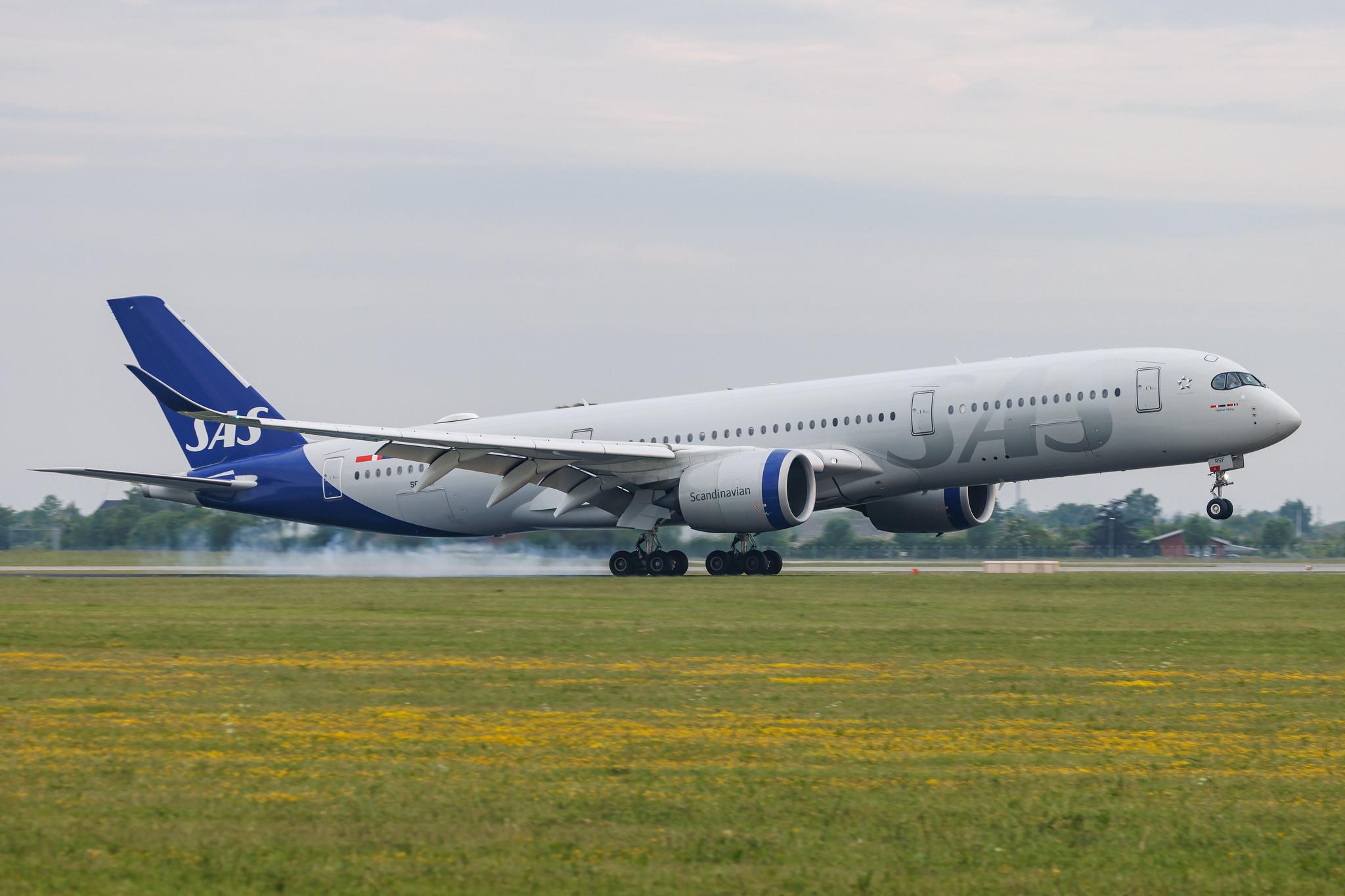 Copenhagen Airport: SAS (SK / SAS) | Airbus A350-941 A359 | SE-RSF | MSN 499