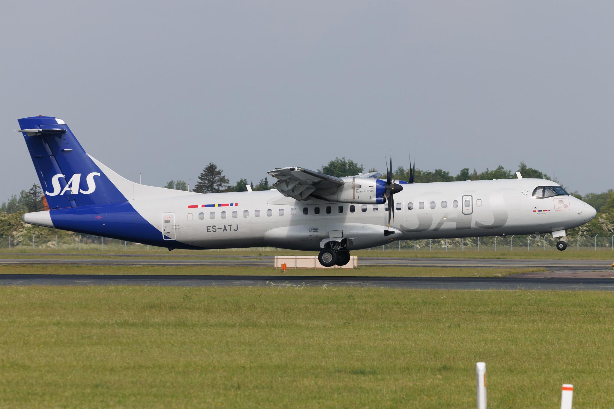 Copenhagen Airport: SAS (SK / SAS) | Operator: Xfly | ATR 72-600 AT76 | ES-ATJ | MSN 1056