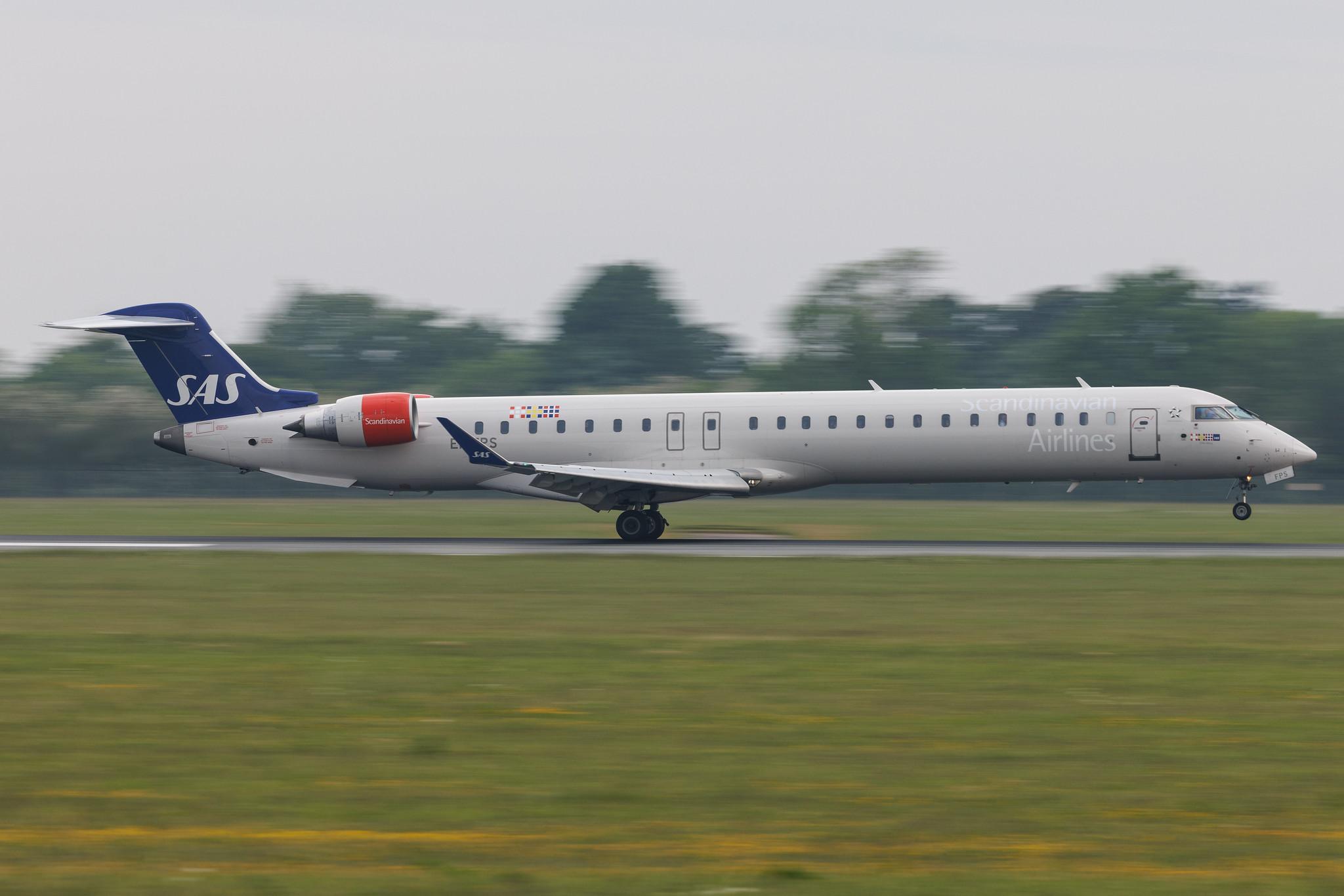 Copenhagen Airport: SAS (SK / SAS) | Operator: Cityjet | Mitsubishi CRJ-900LR CRJ9 | EI-FPS | MSN 15437