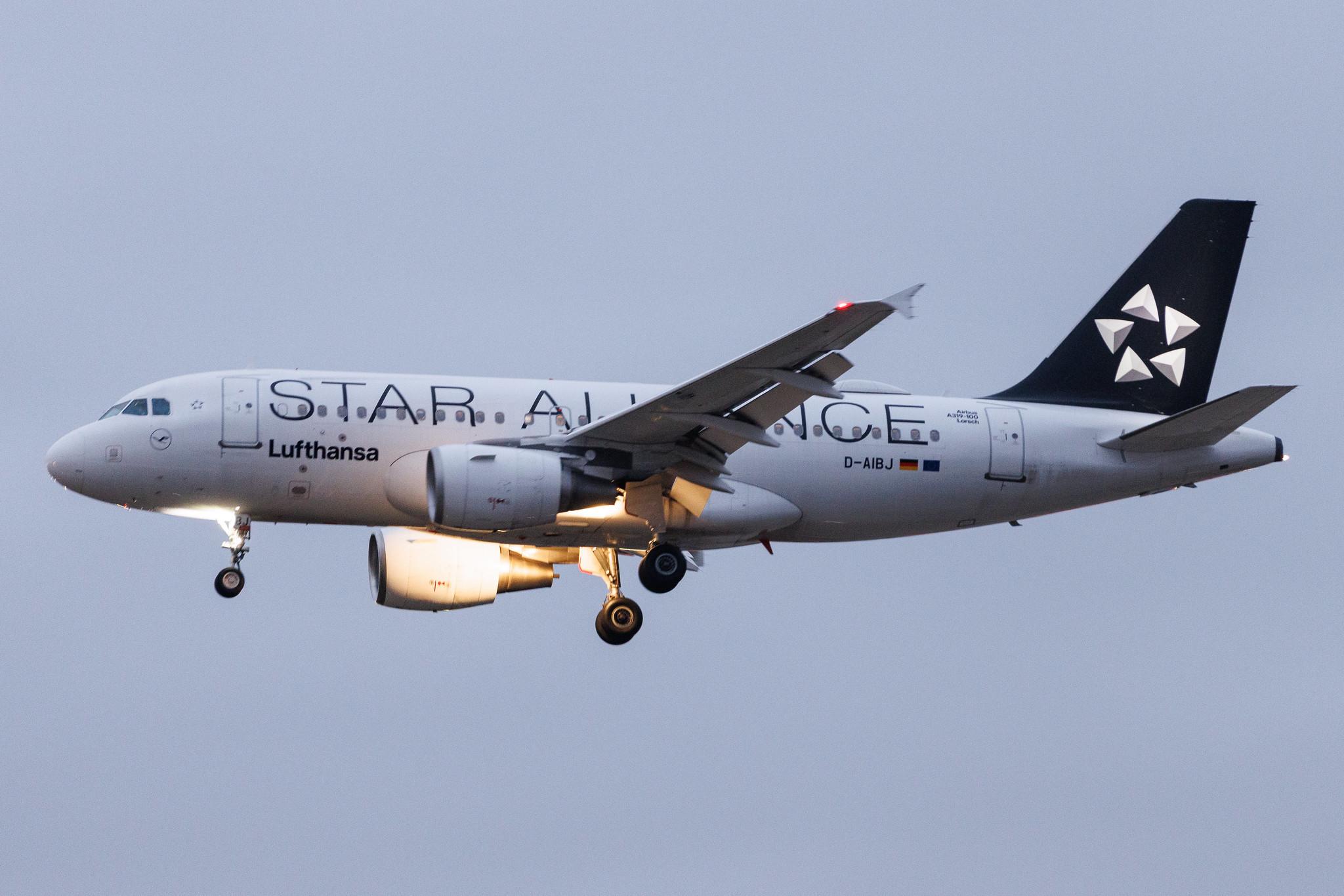 Frankfurt Airport: Lufthansa (LH / DLH) | Livery: Star Alliance Livery | Airbus A319-112 A319 | D-AIBJ | MSN 5293