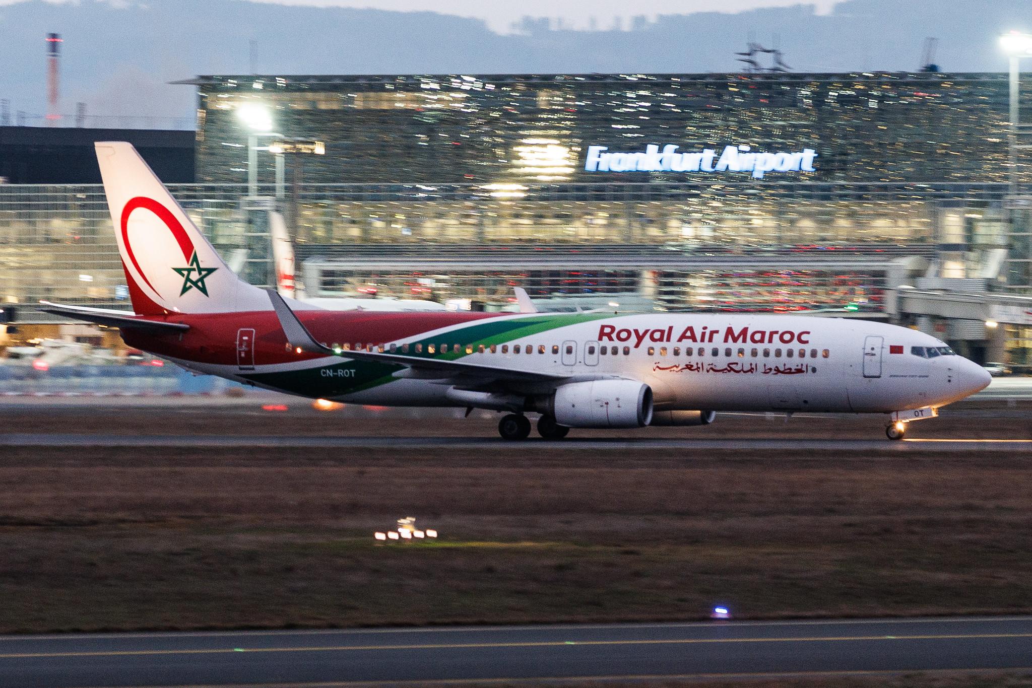 Frankfurt Airport: Royal Air Maroc (AT / RAM) | Boeing 737-8B6 B738 | CN-ROT | MSN 33068