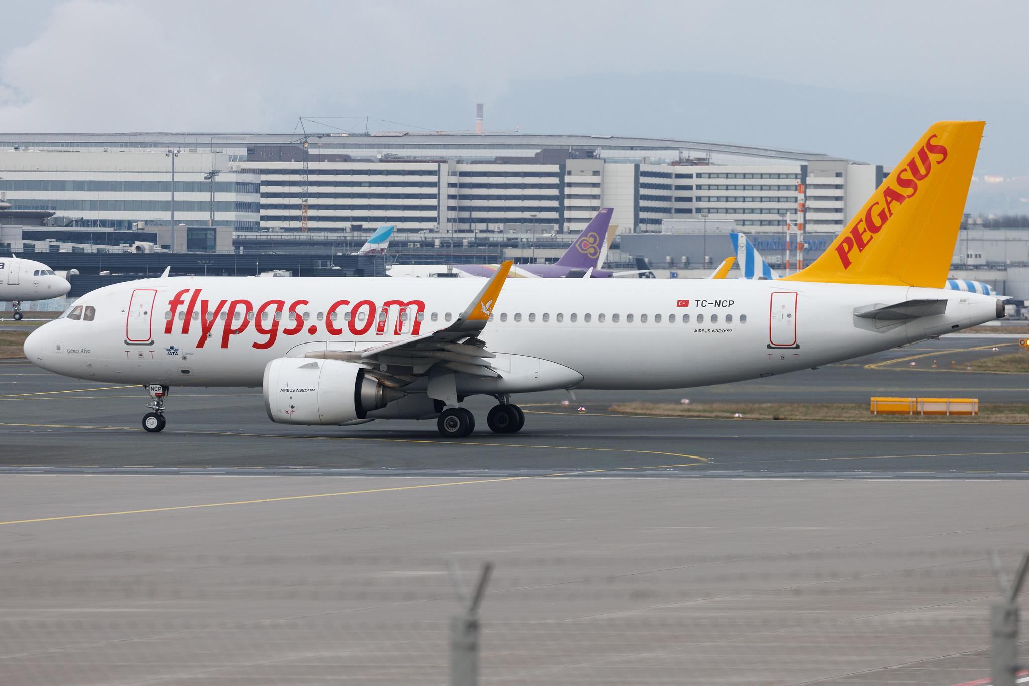 Frankfurt Airport: Pegasus (PC / PGT) | Airbus A320-251N A20N | TC-NCP | MSN 09576